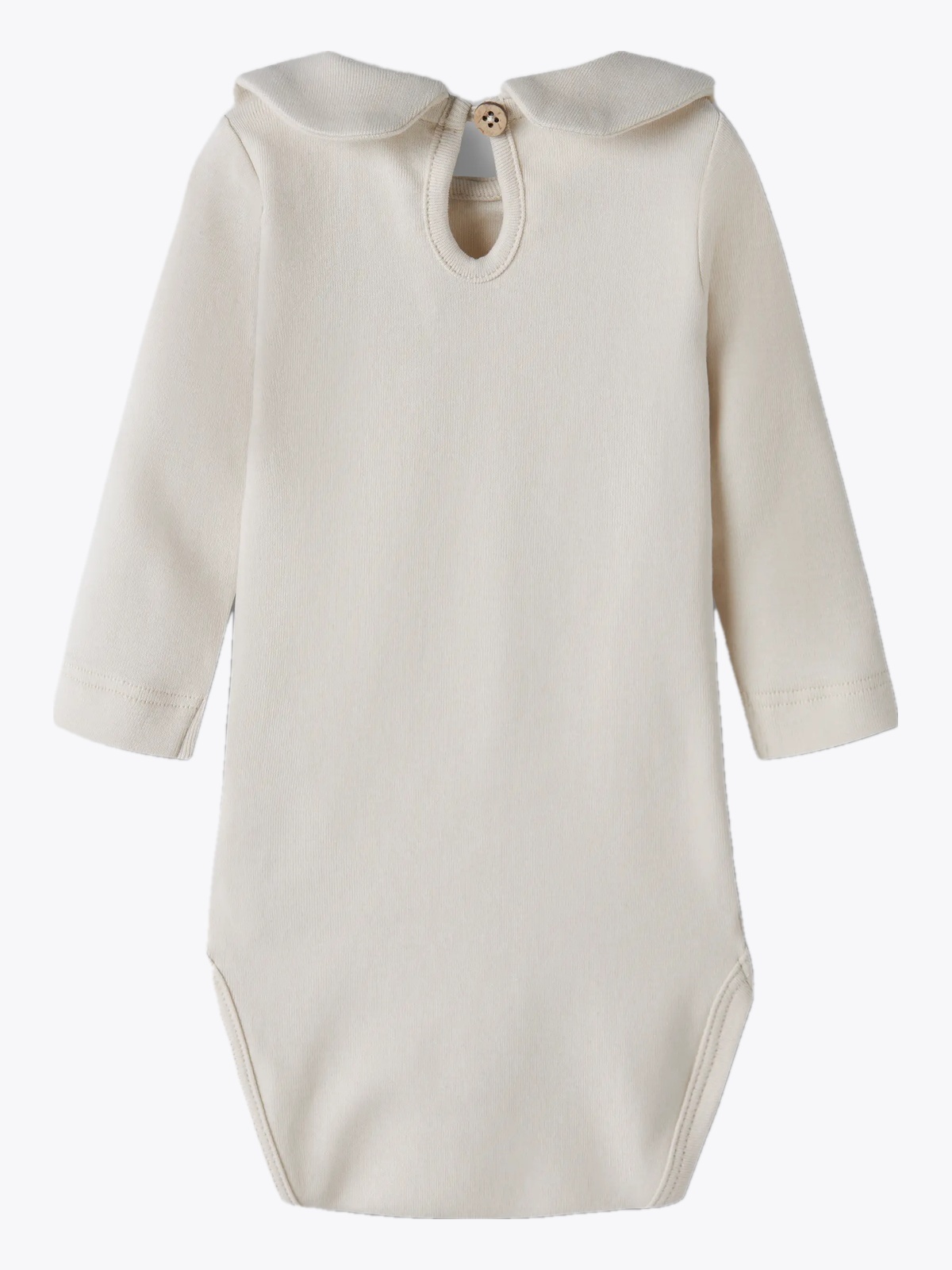 Lil' Atelier Fundo Emb Long Sleeve Slim Body Beige
