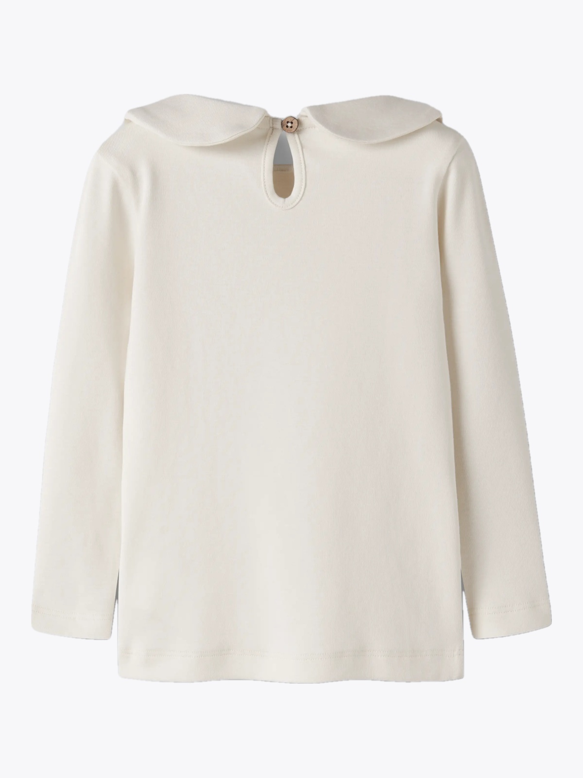 Lil' Atelier Fundo Emb Long Sleeve Slim Top Beige