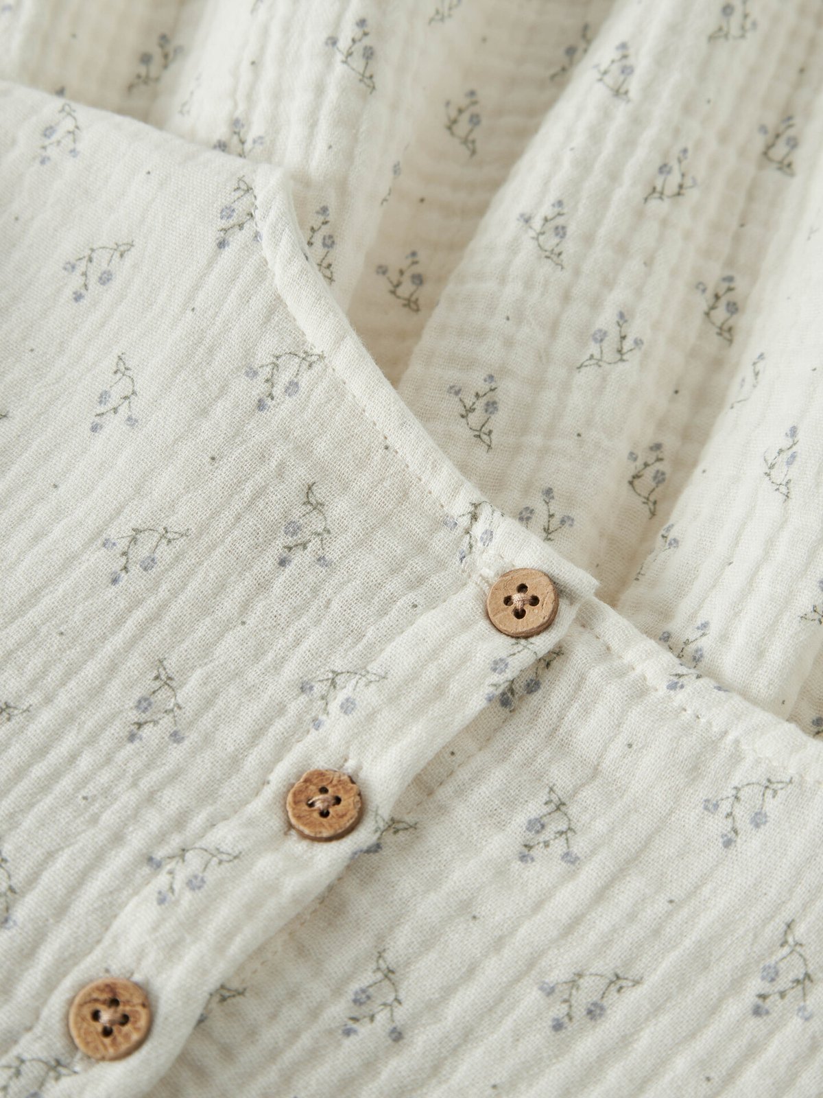 Lil- Atelier Balia Long Sleeve Loose Dress Coconut Milk