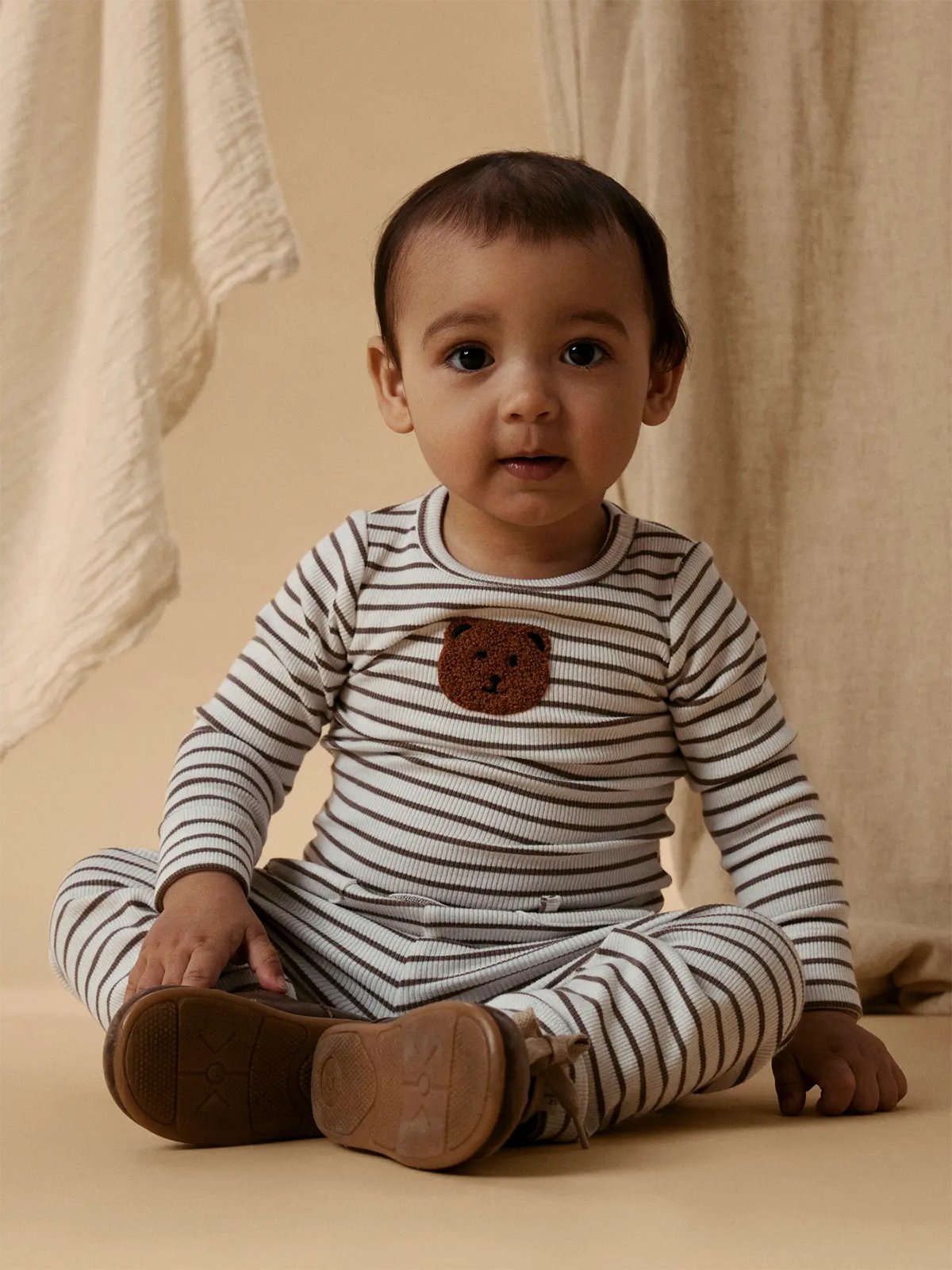 Lil- Atelier Tonto Tor Long Sleeve Slim Body Coconut Milk