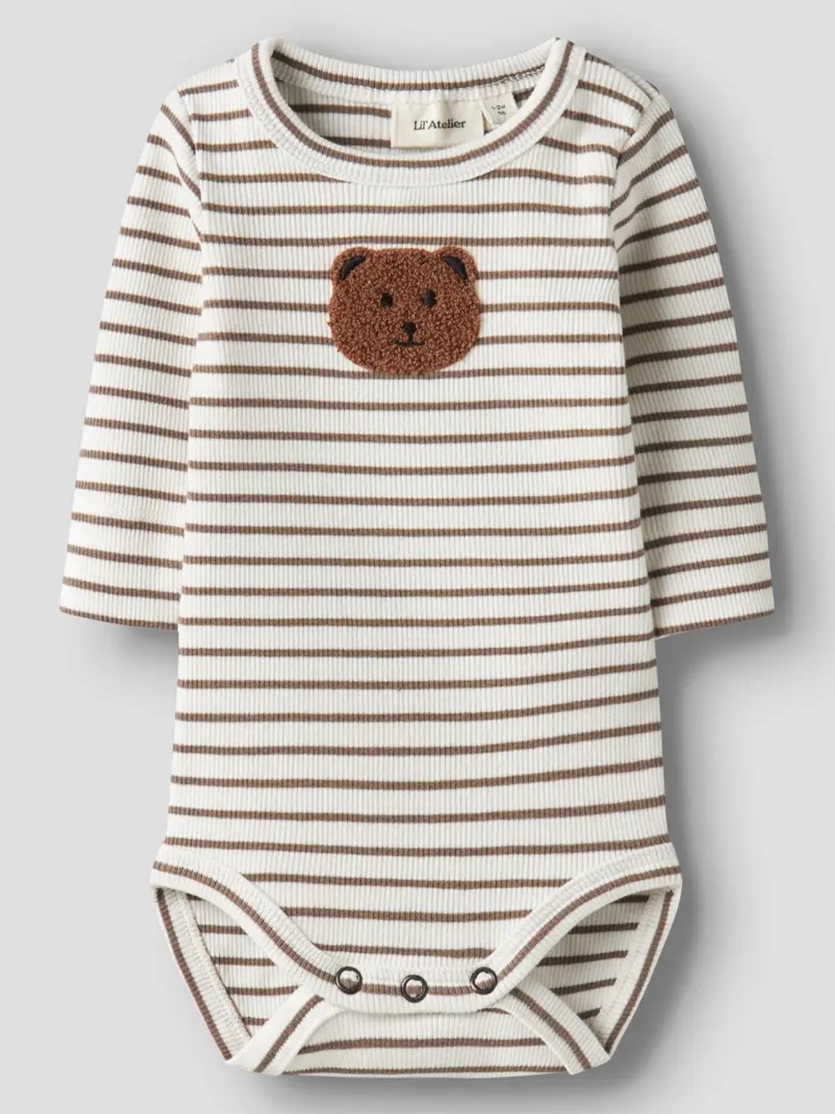 Lil- Atelier Tonto Tor Long Sleeve Slim Body Coconut Milk