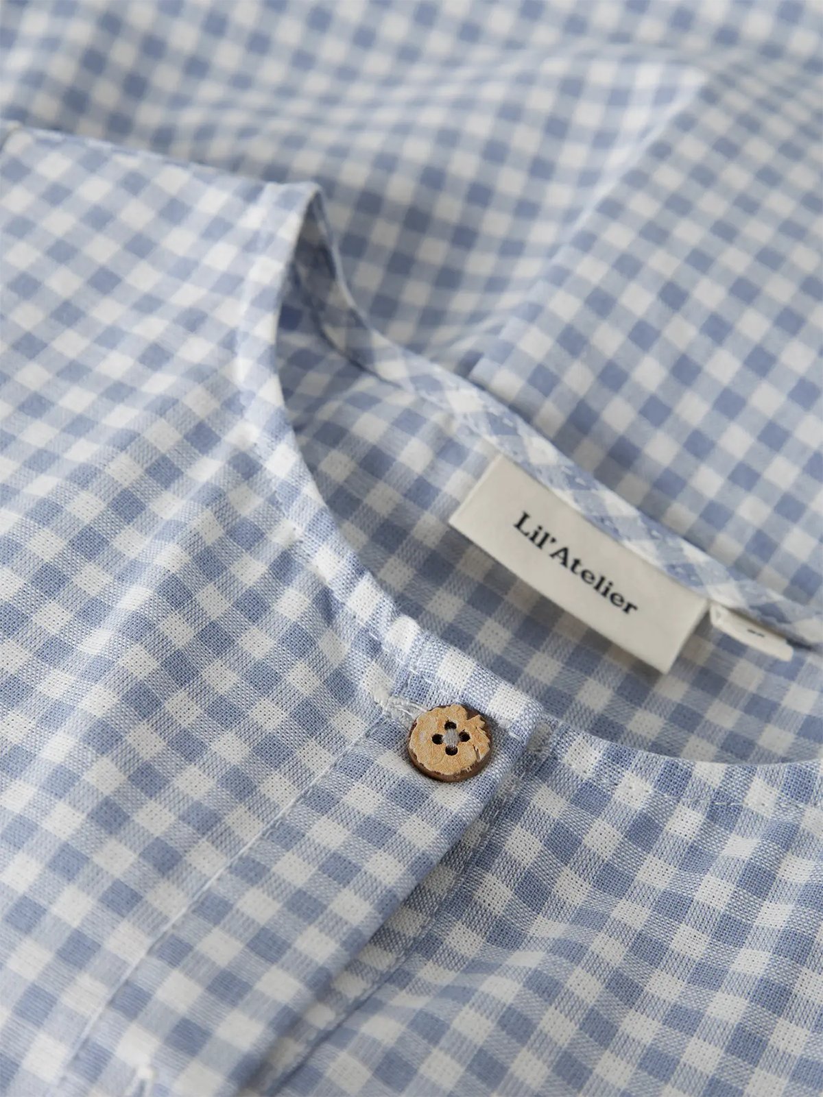 Lil- Atelier Tallula Long Sleeve Loose Dress Zen Blue