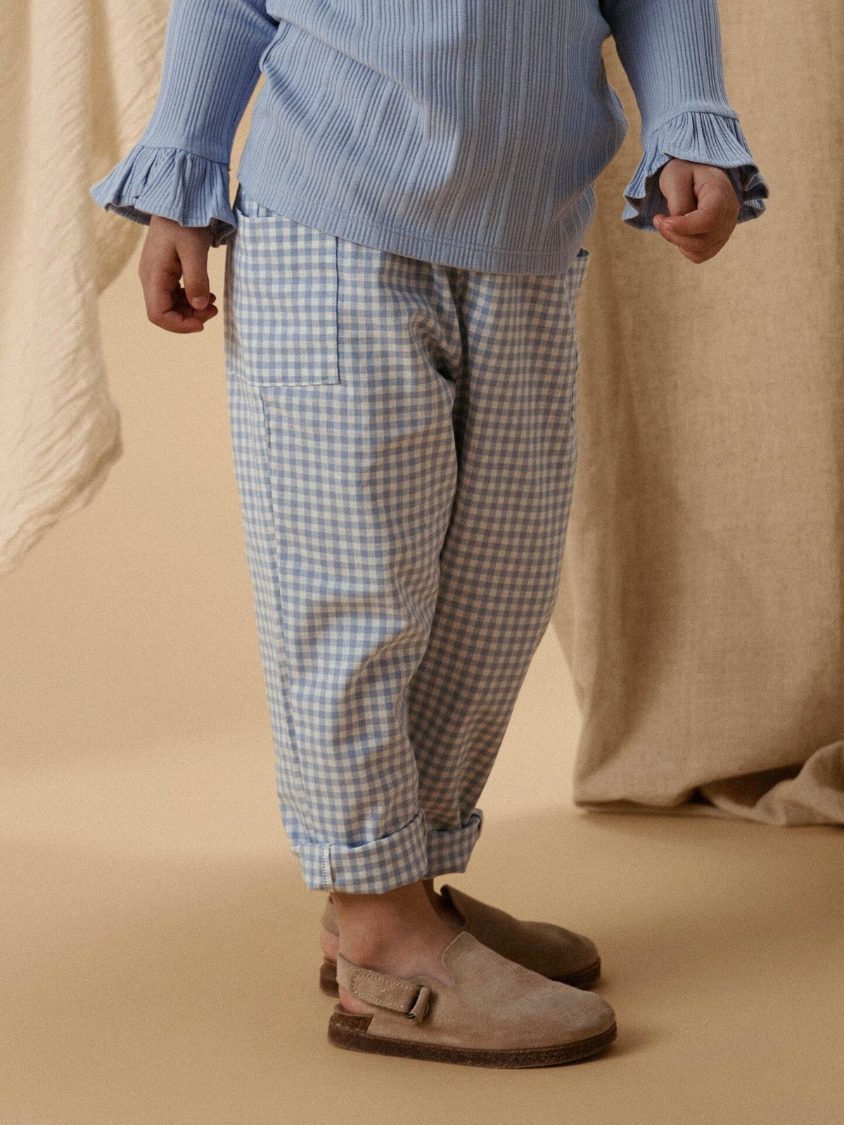 Lil- Atelier Tallula Loose Pant Zen Blue