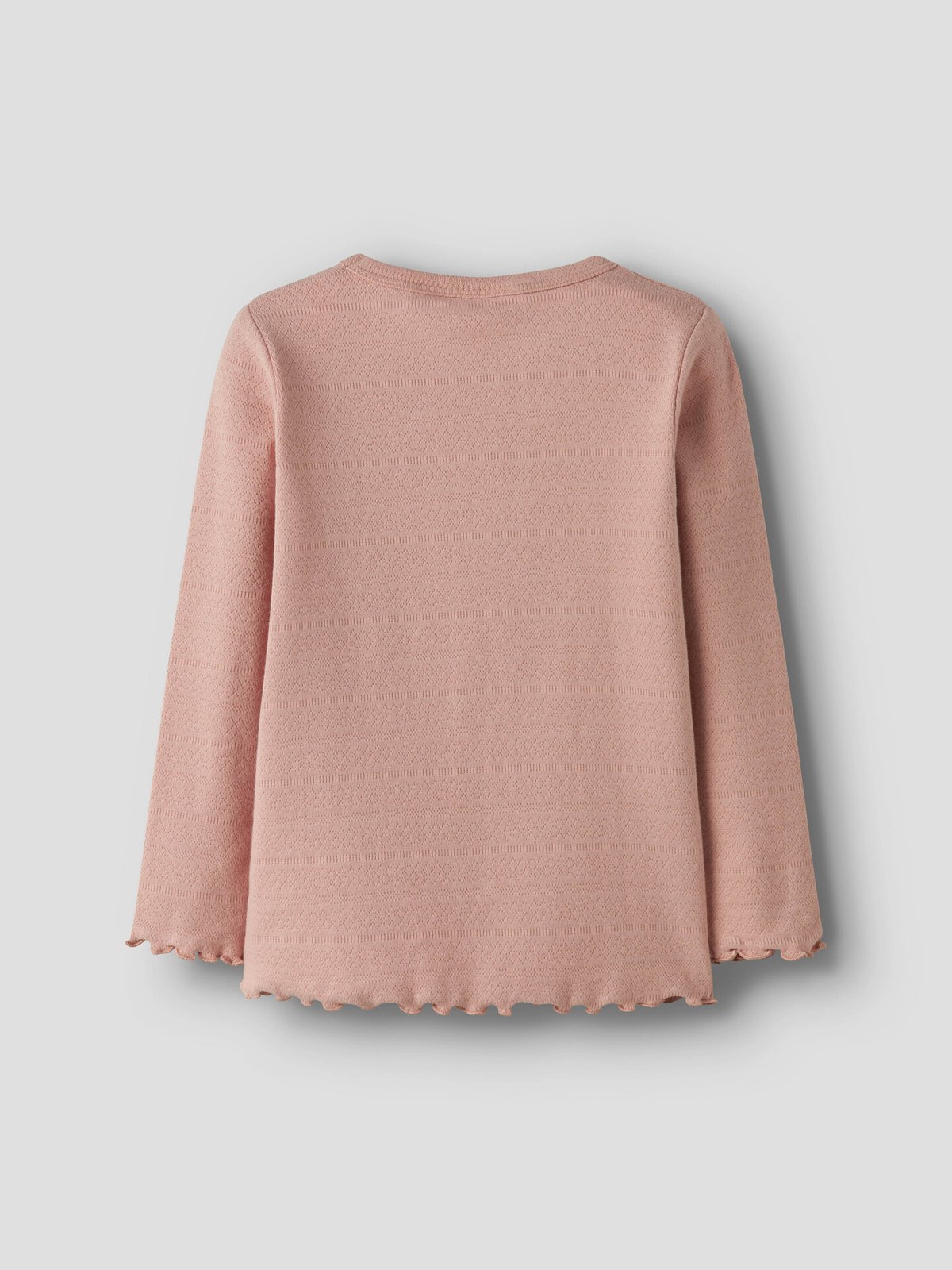 Lil- Atelier Dimia Long Sleeve Slim Top Misty Rose