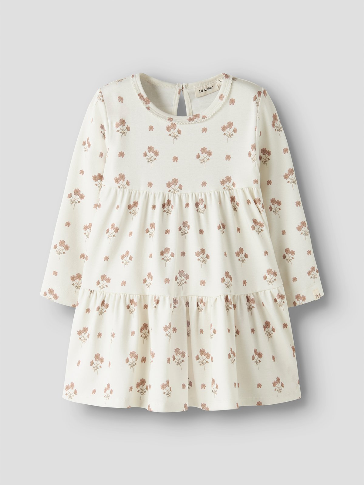 Lil- Atelier Layo Sif Long Sleeve Dress Coconut Milk