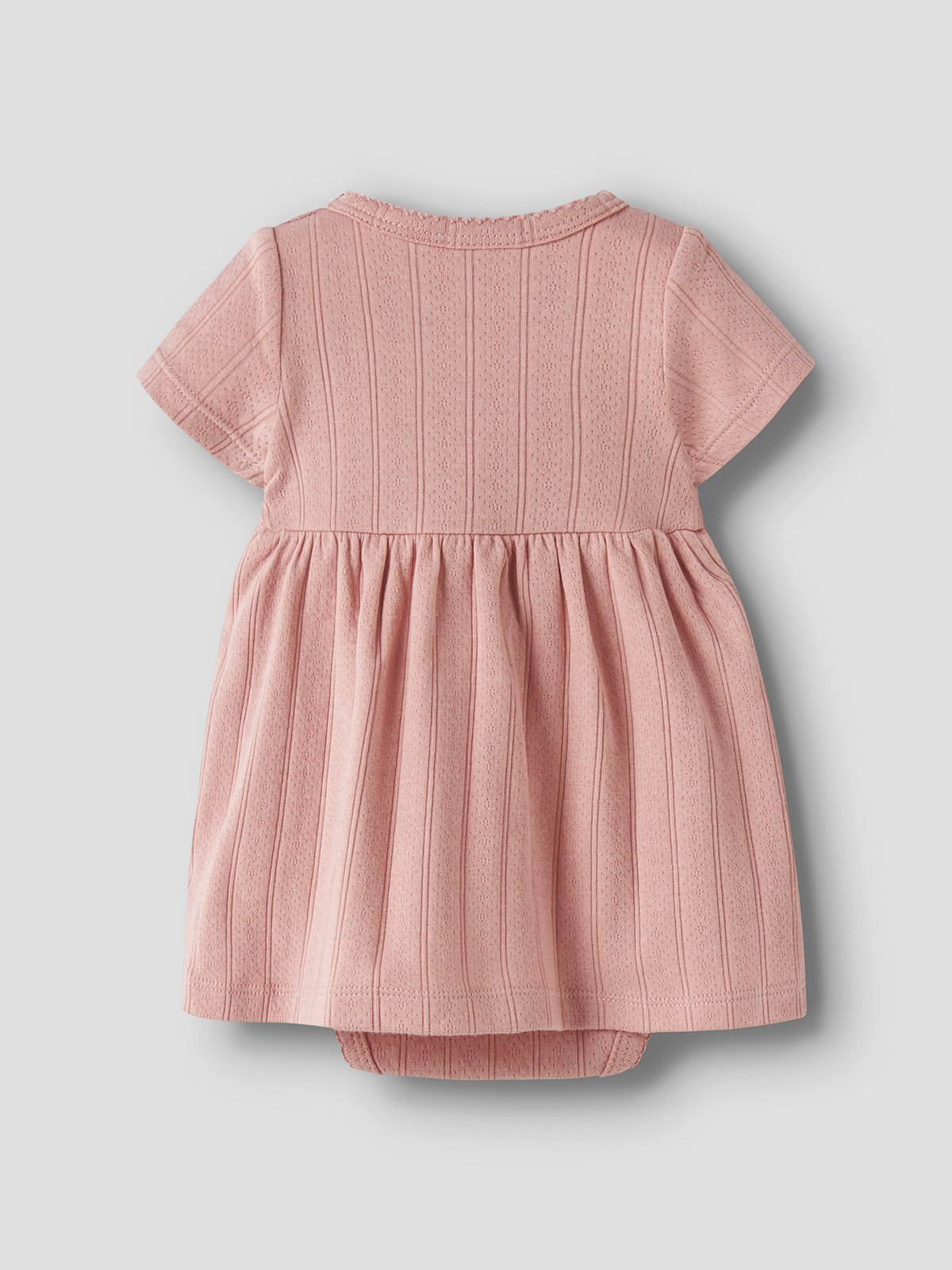 Lil- Atelier Falina Short Sleeve Body Dress Misty Rose