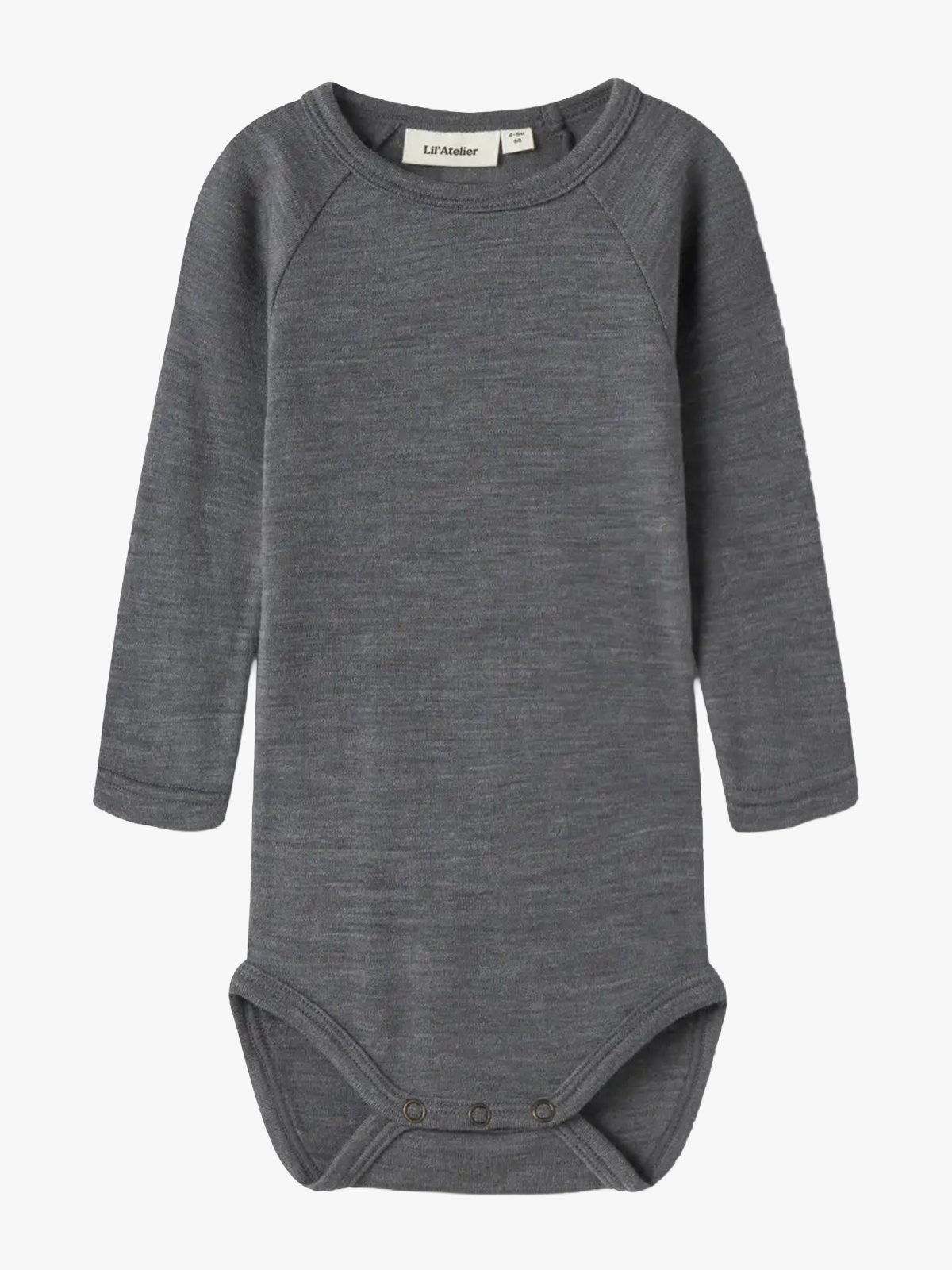 Lil' Atelier Nester Wool Long Sleeve Slim Body Poppy Seed