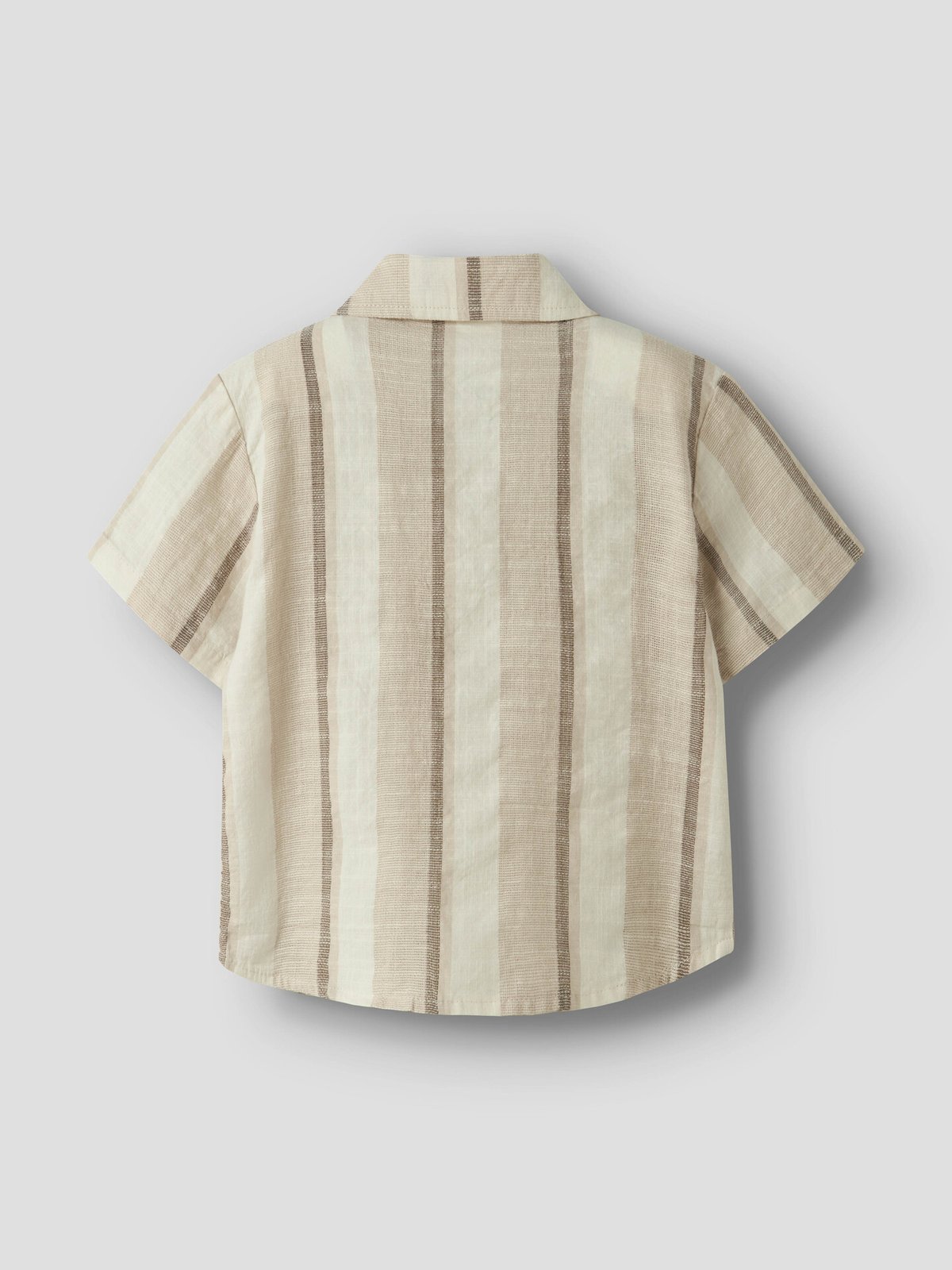 Lil- Atelier Fibert Short Sleeve Loose Shirt Coconut Milk