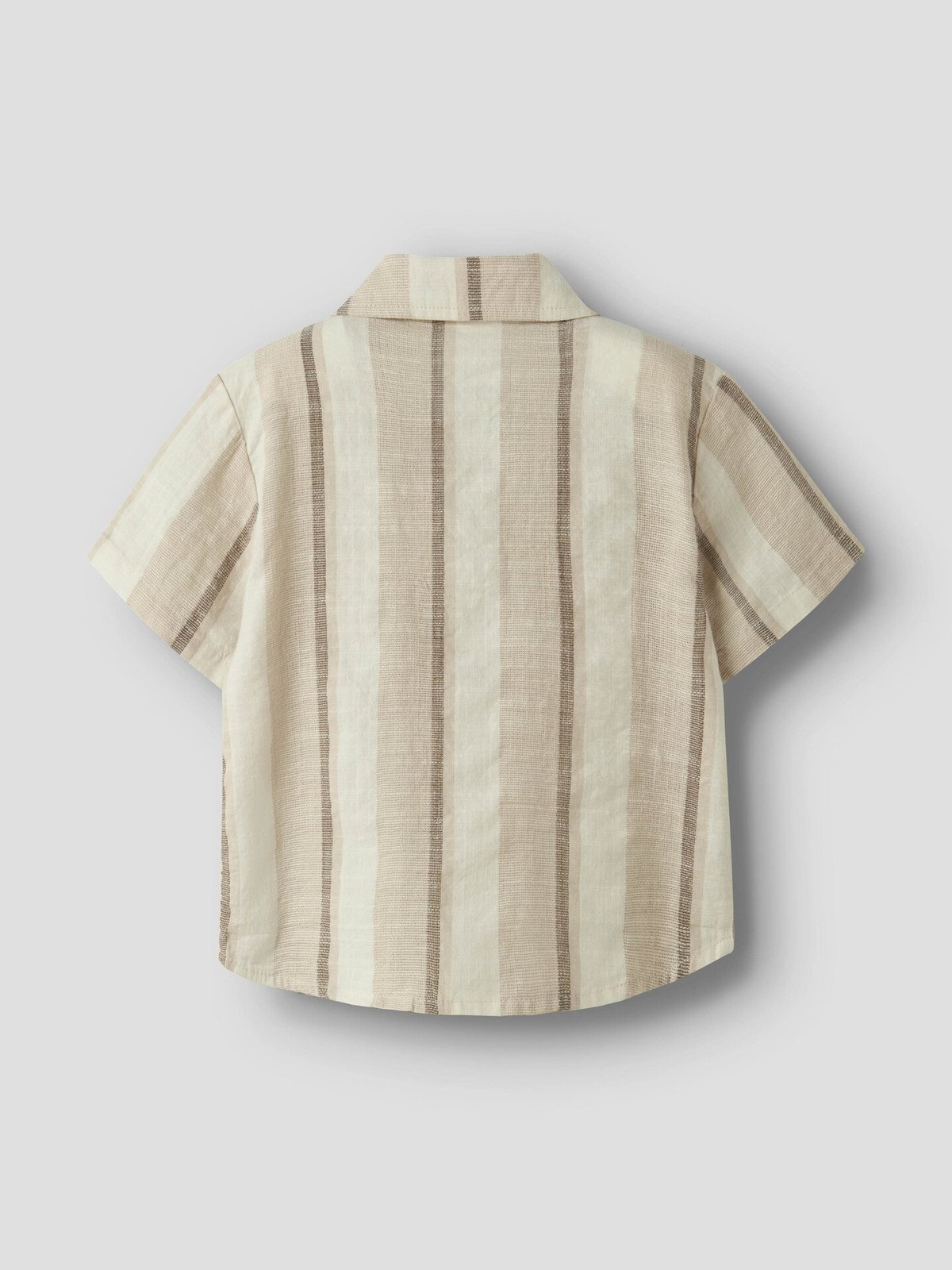 Lil- Atelier Fibert Short Sleeve Loose Shirt Coconut Milk