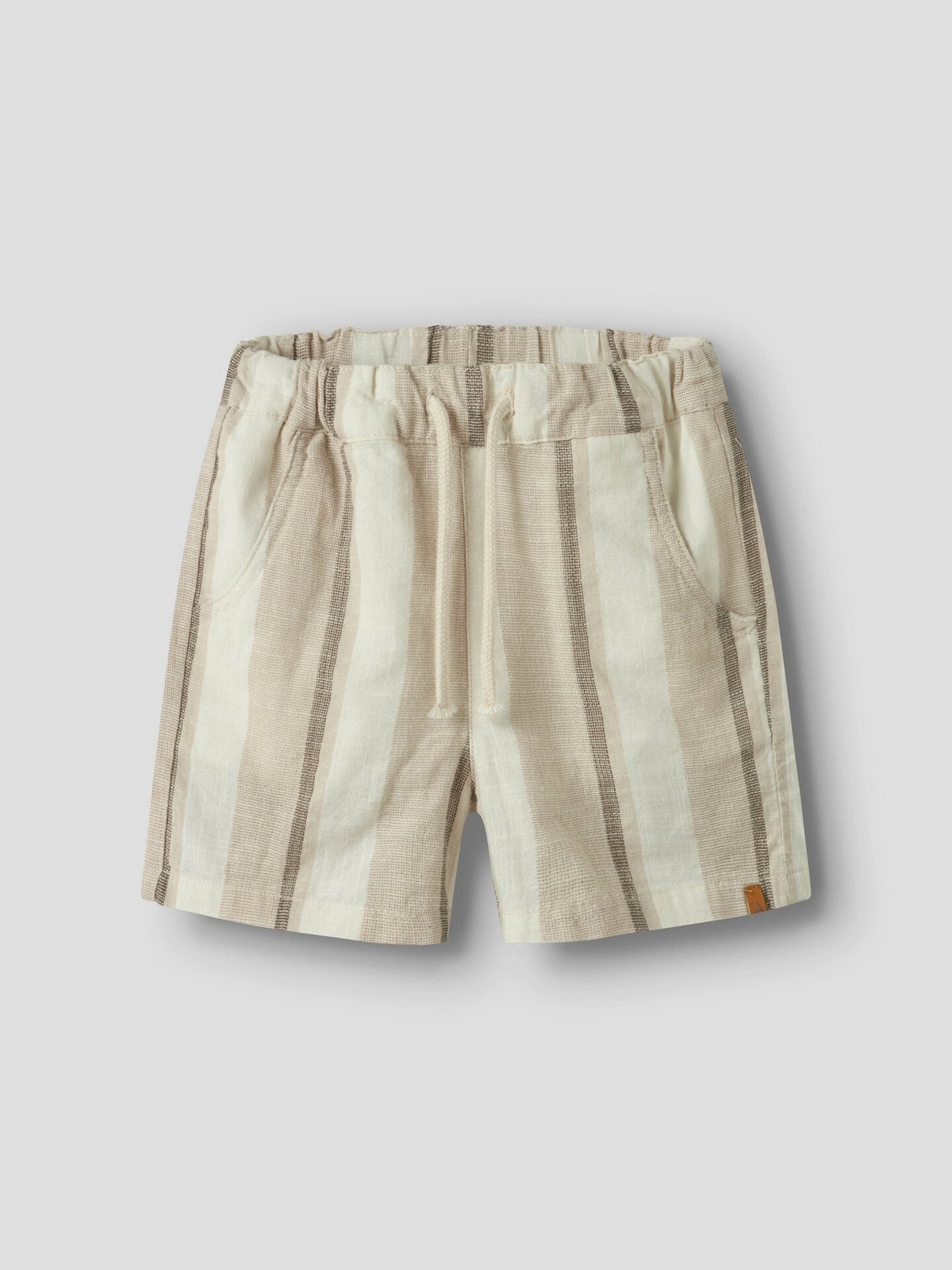 Lil- Atelier Fibert Loose Shorts Coconut Milk