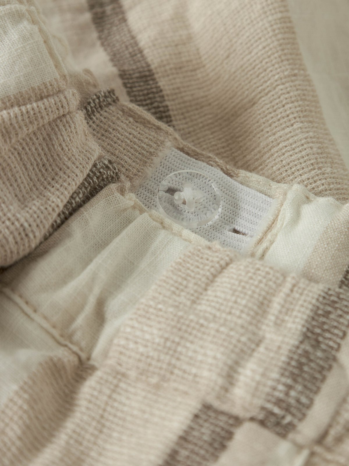 Lil- Atelier Fibert Loose Shorts Coconut Milk