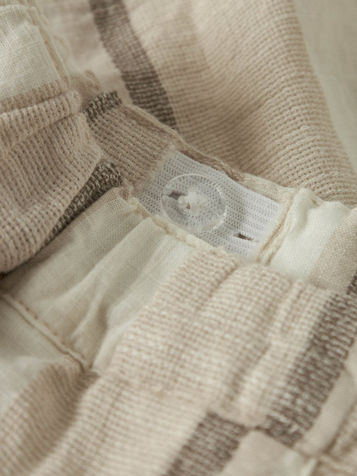 Lil- Atelier Fibert Loose Shorts Coconut Milk