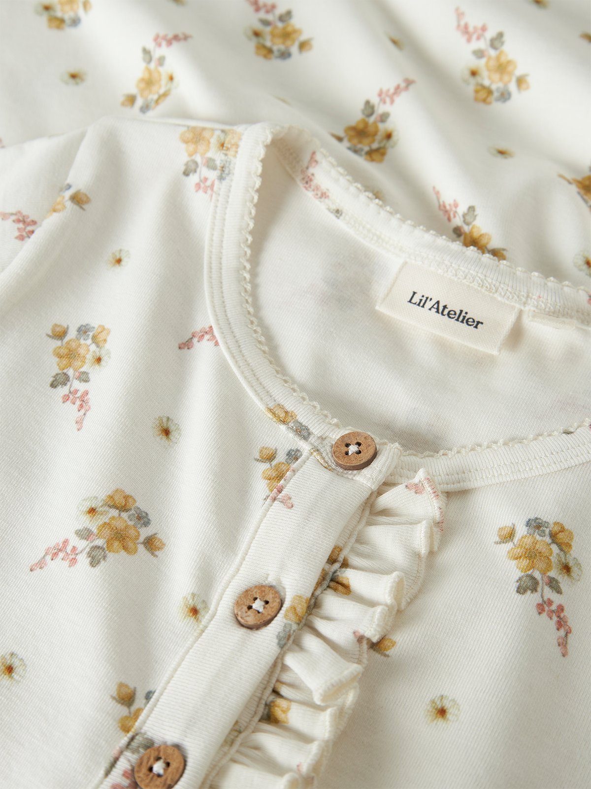 Lil- Atelier Gayo Smi Short Sleeve Dress Coconut Milk