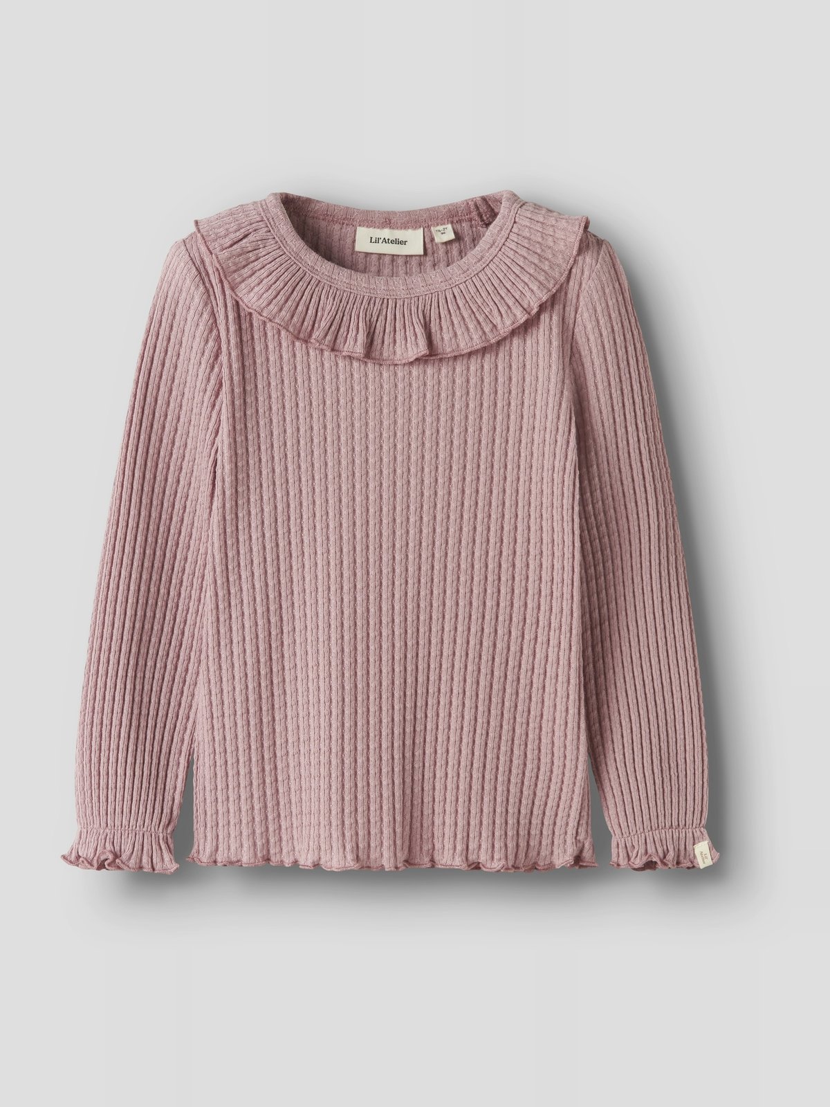 Lil- Atelier Kelsa Long Sleeve Slim Top Zephyr