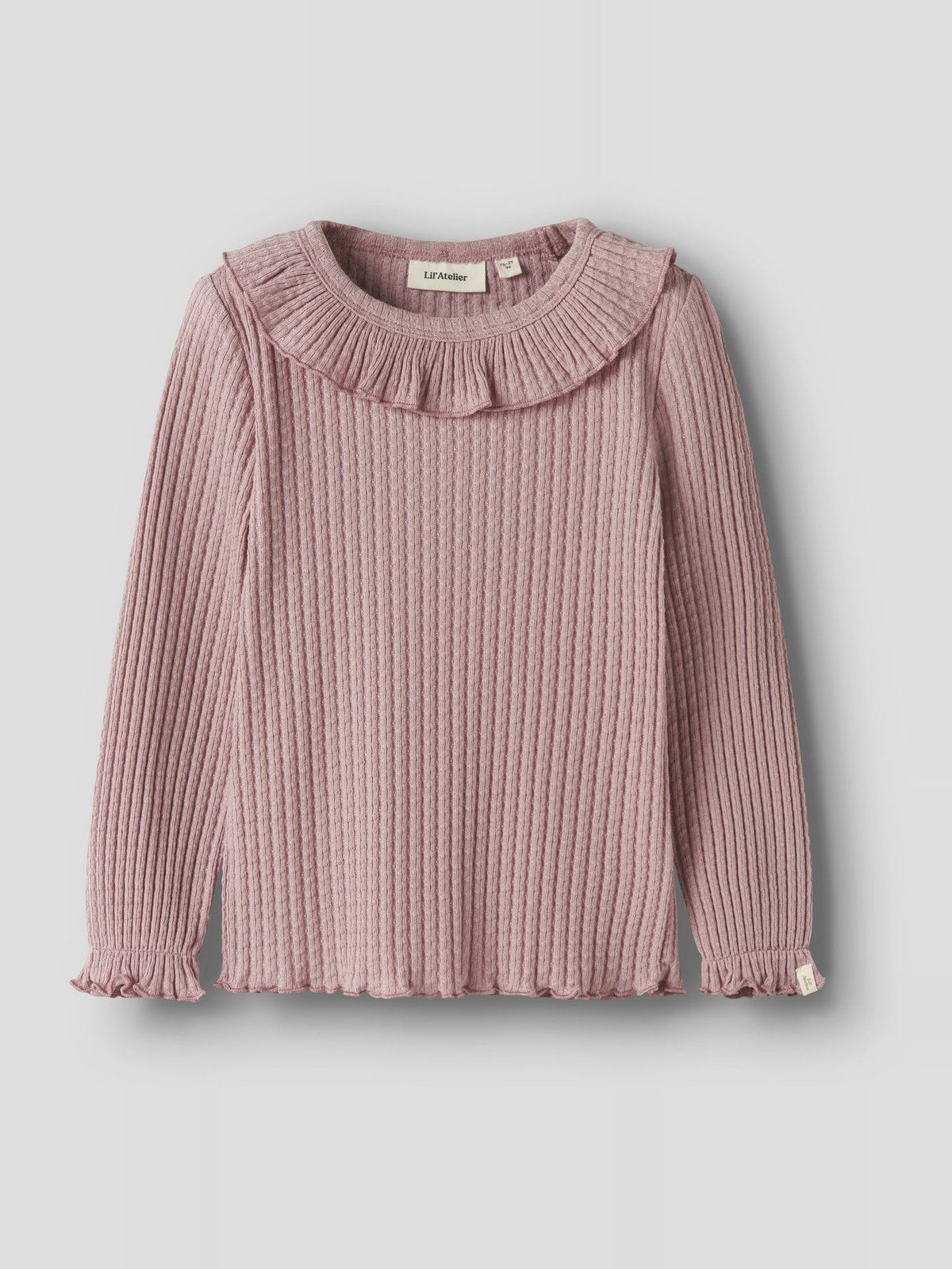 Lil- Atelier Kelsa Long Sleeve Slim Top Zephyr