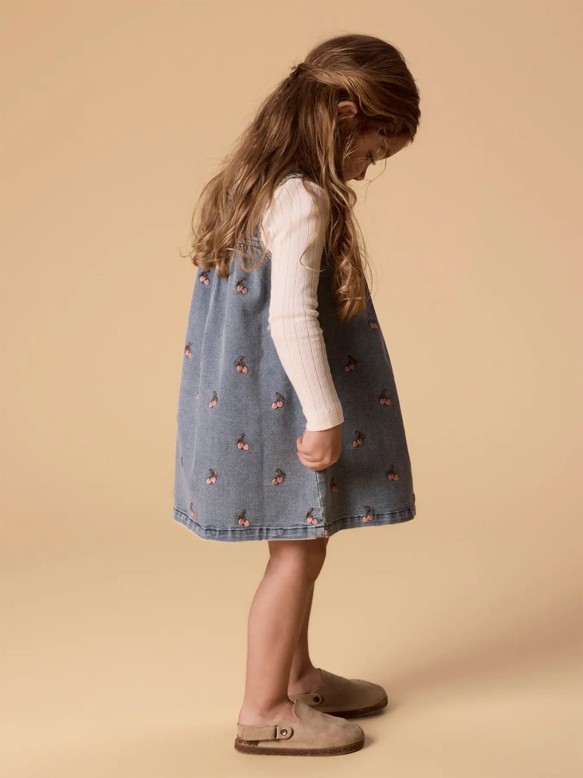 Lil- Atelier Deva Denim Emb Spencer Medium Blue Denim