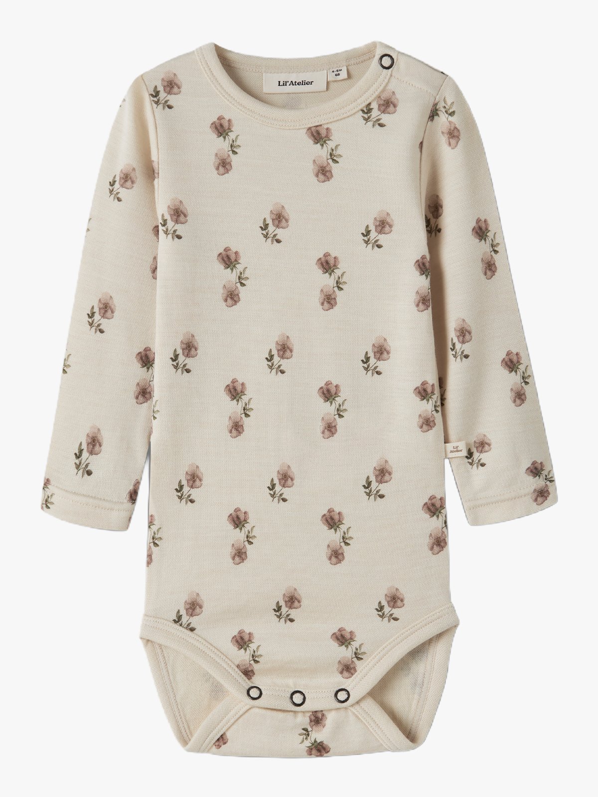 Lil- Atelier Nilo Nun Wo/Mo Long Sleeve Slim Body Turteldove