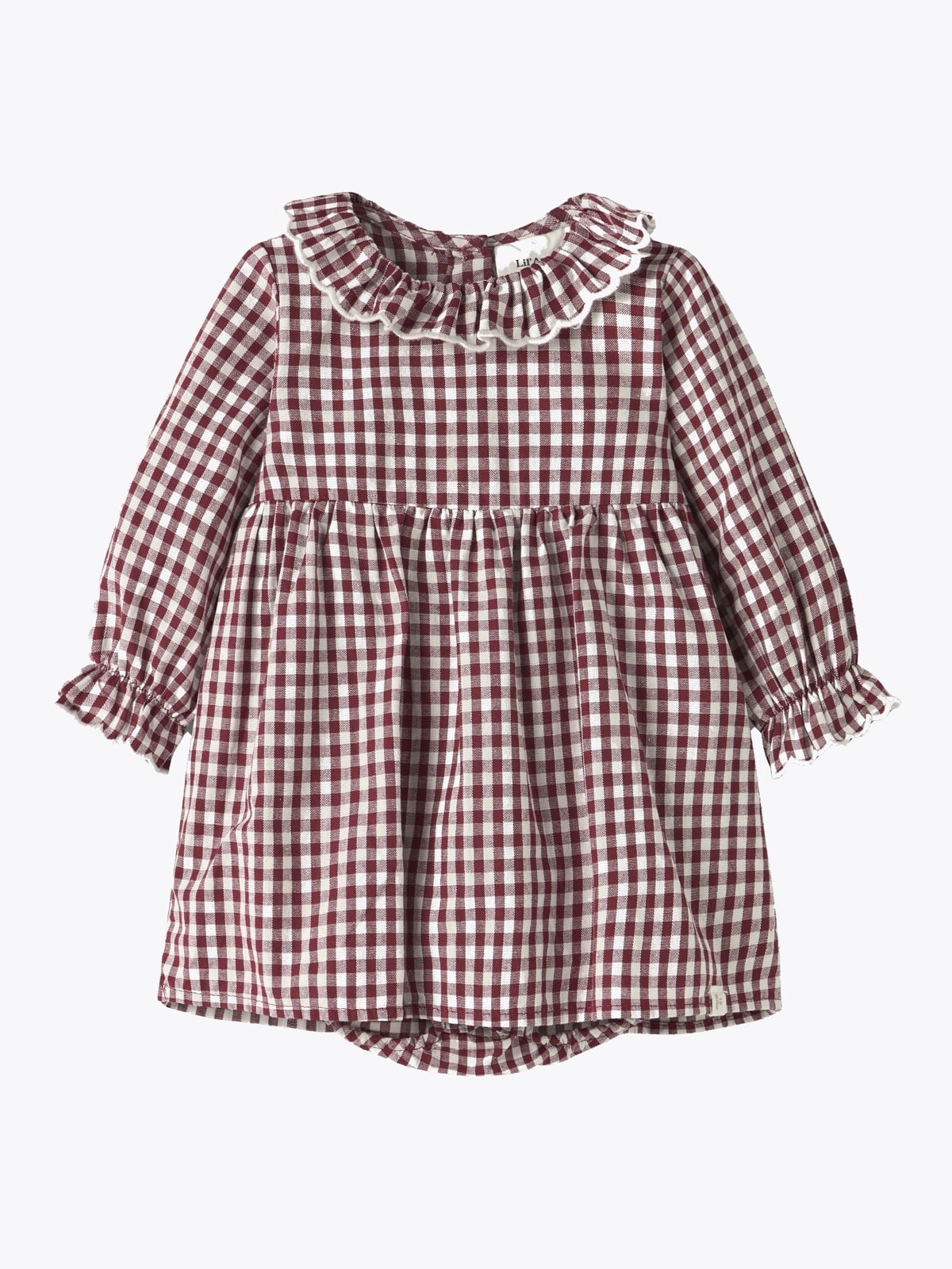 Lil' Atelier Roanne Long Sleeve Body Dress Biking Red
