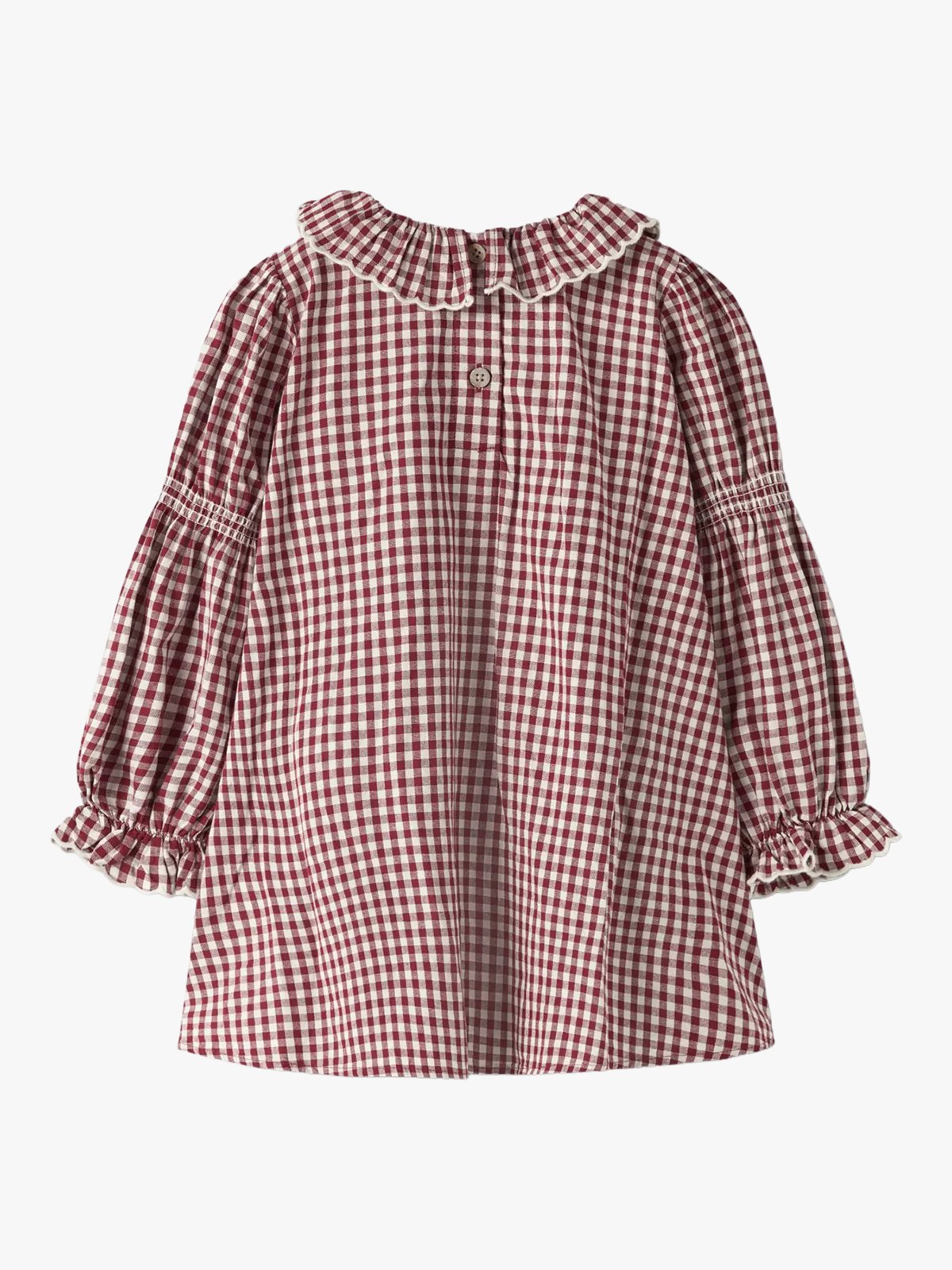 Lil' Atelier Roanne Long Sleeve Loose Dress Biking Red