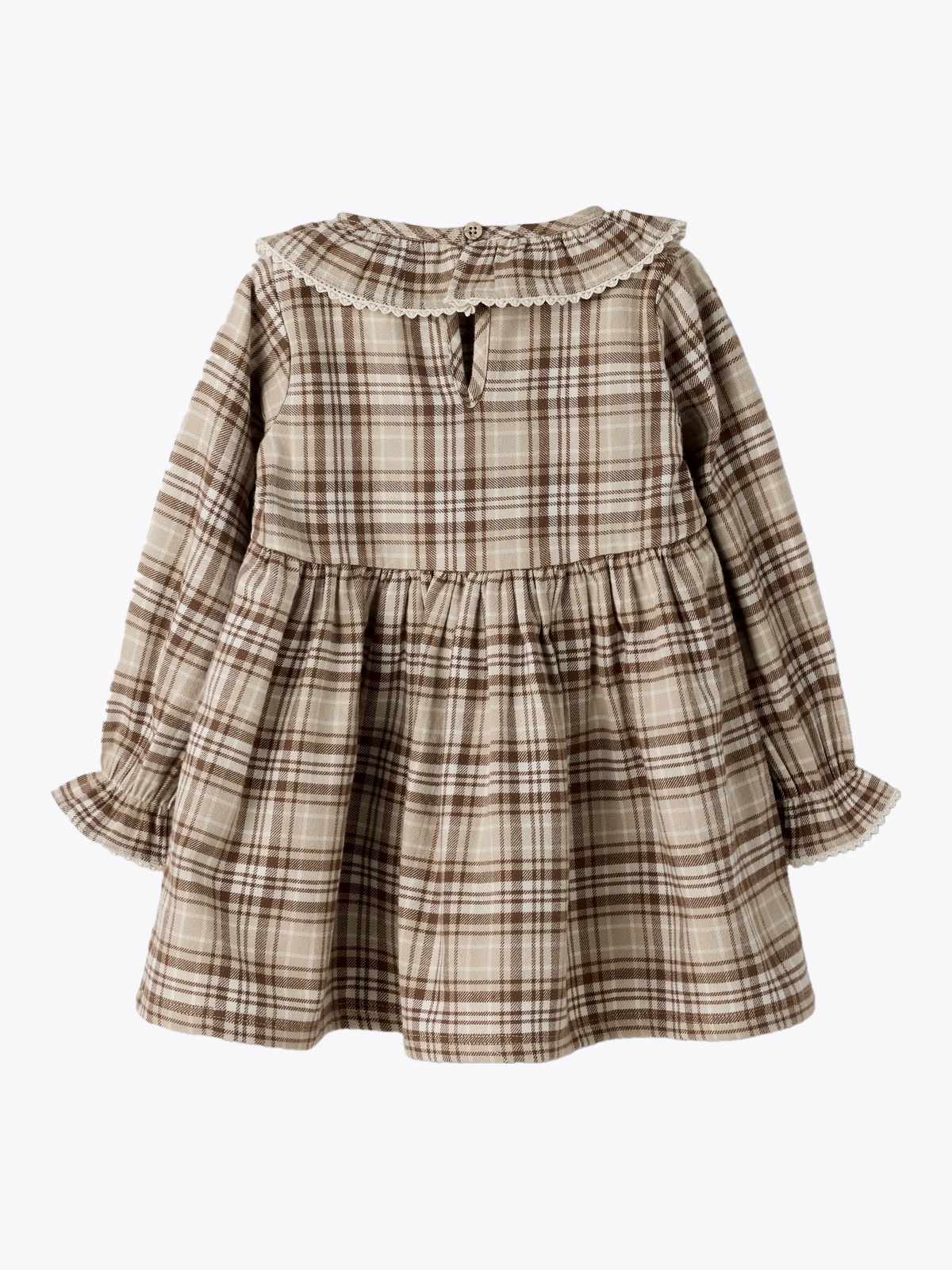 Lil' Atelier Renrik Long Sleeve Loose Dress Hvit