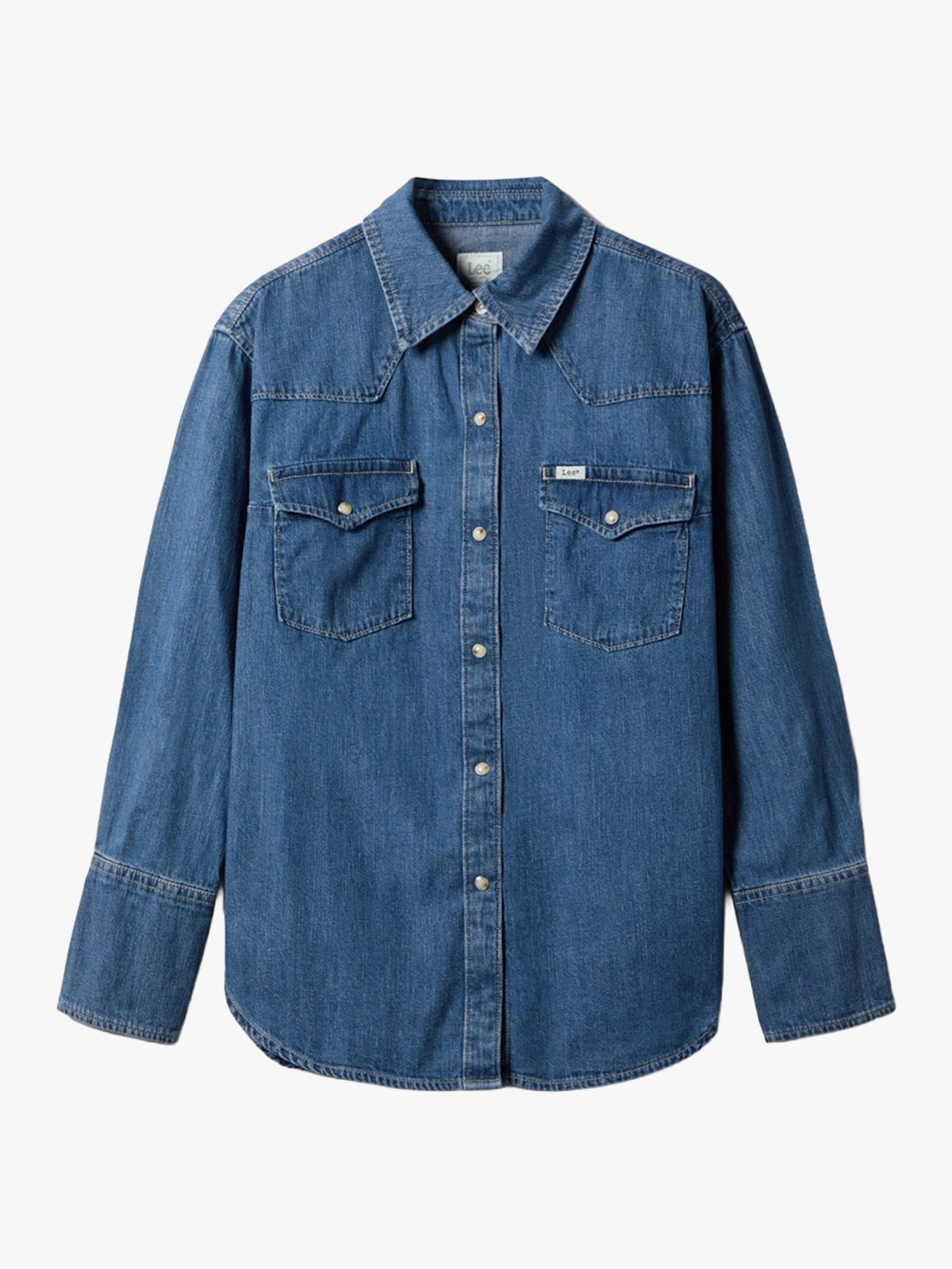 Lee Essential Western Shirt Ripe Berry