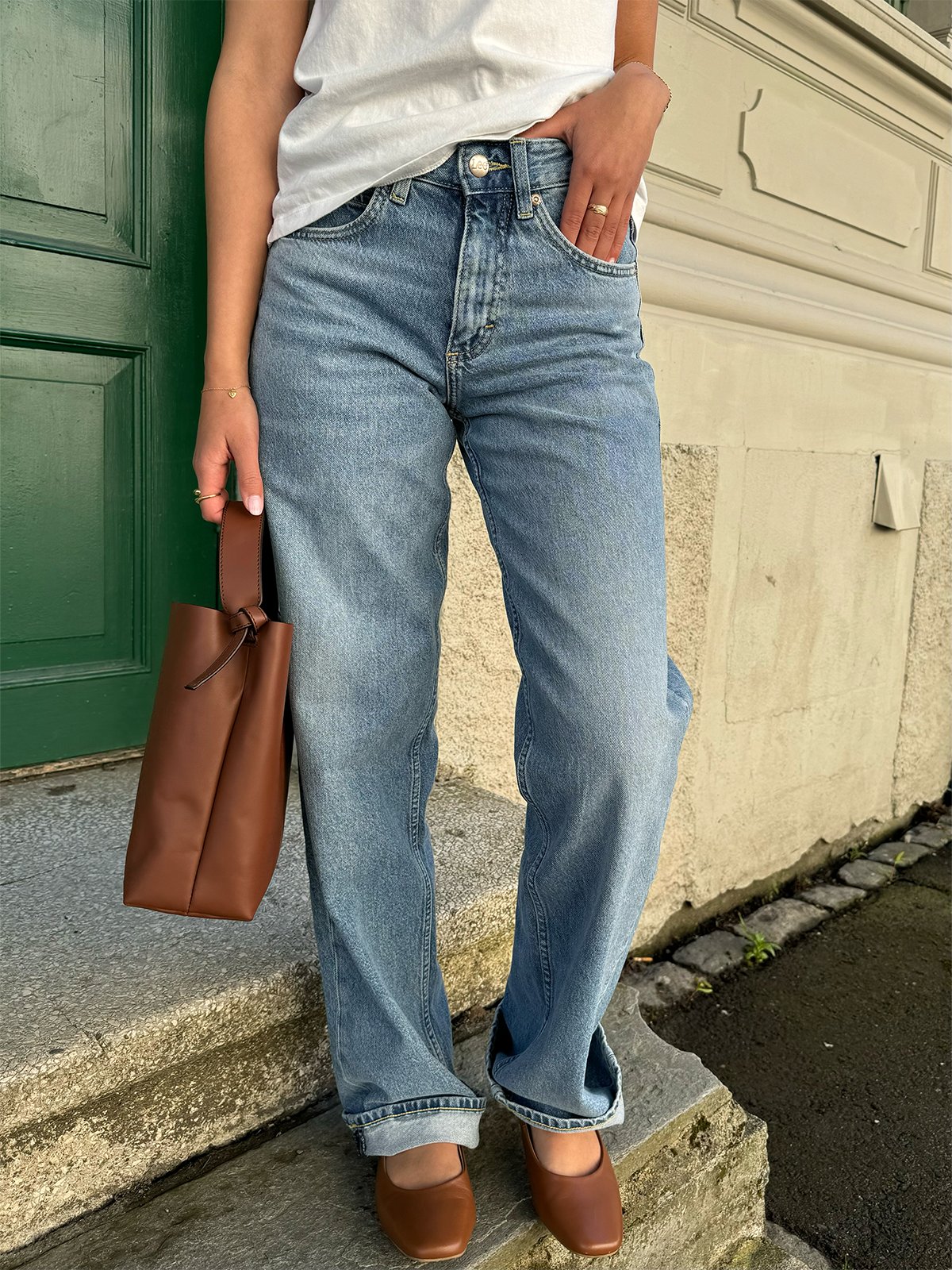 Lee Rider Loose Blue Koi