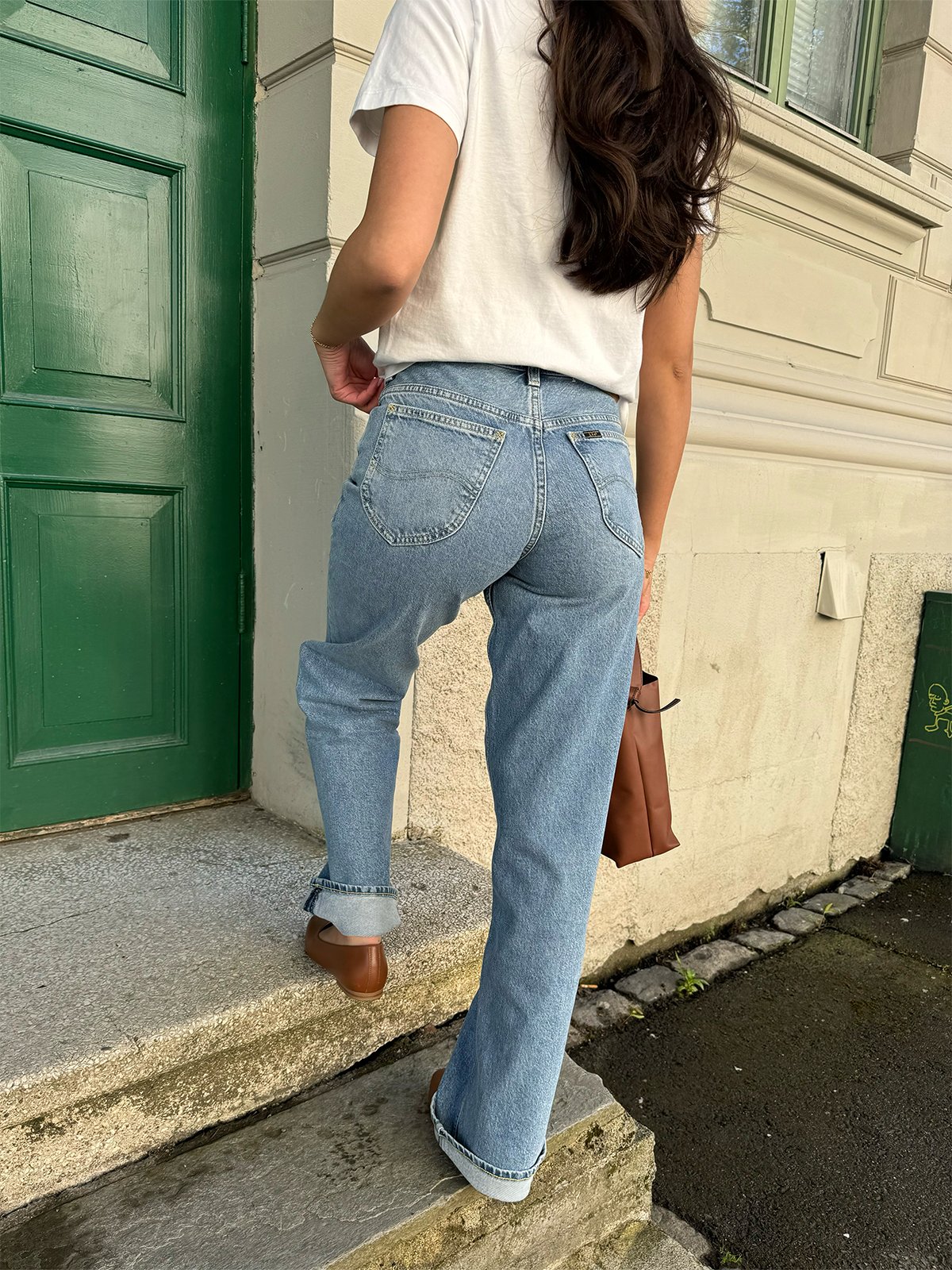 Lee Rider Loose Blue Koi