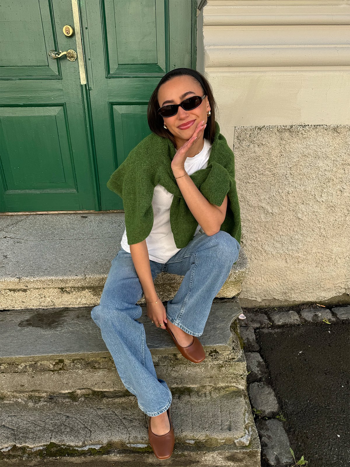 Lee Rider Loose Blue Koi