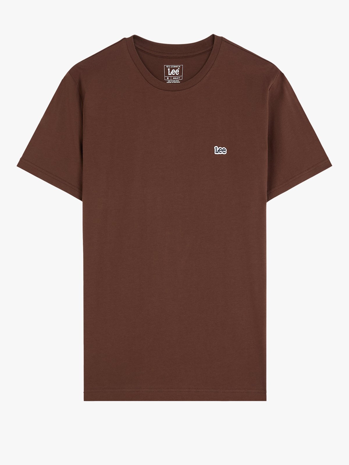 Lee Short Sleeve Patch Logo Tee Shaved Chocolate
