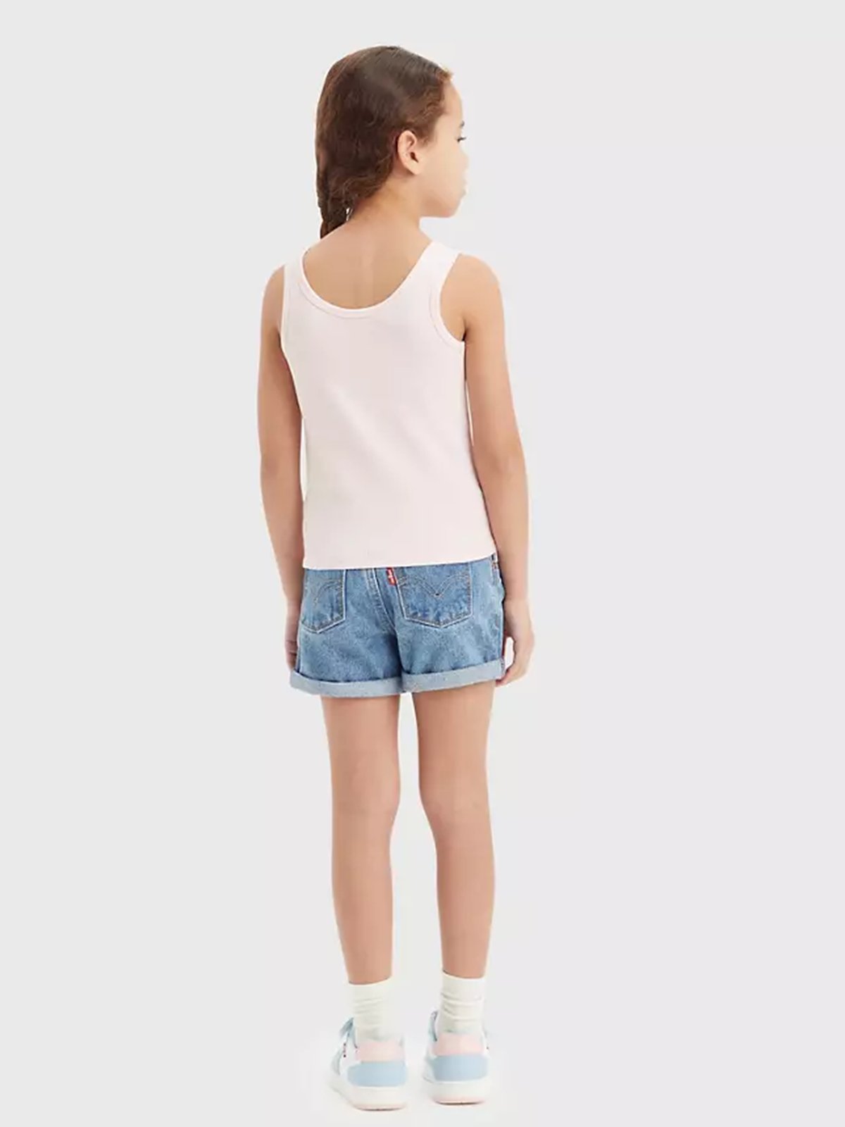 Levi-s Kids Meet And Greet Ribbed Tank Chalk Pink