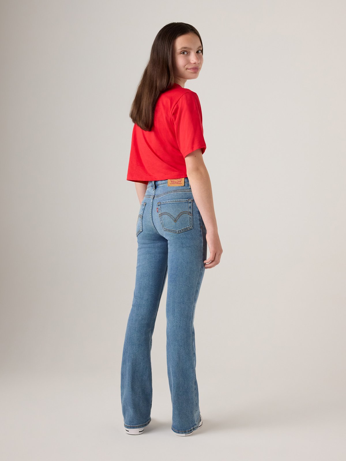 Levi-s Kids 726 High Rise Flare Jean CLEAN GETAWAY