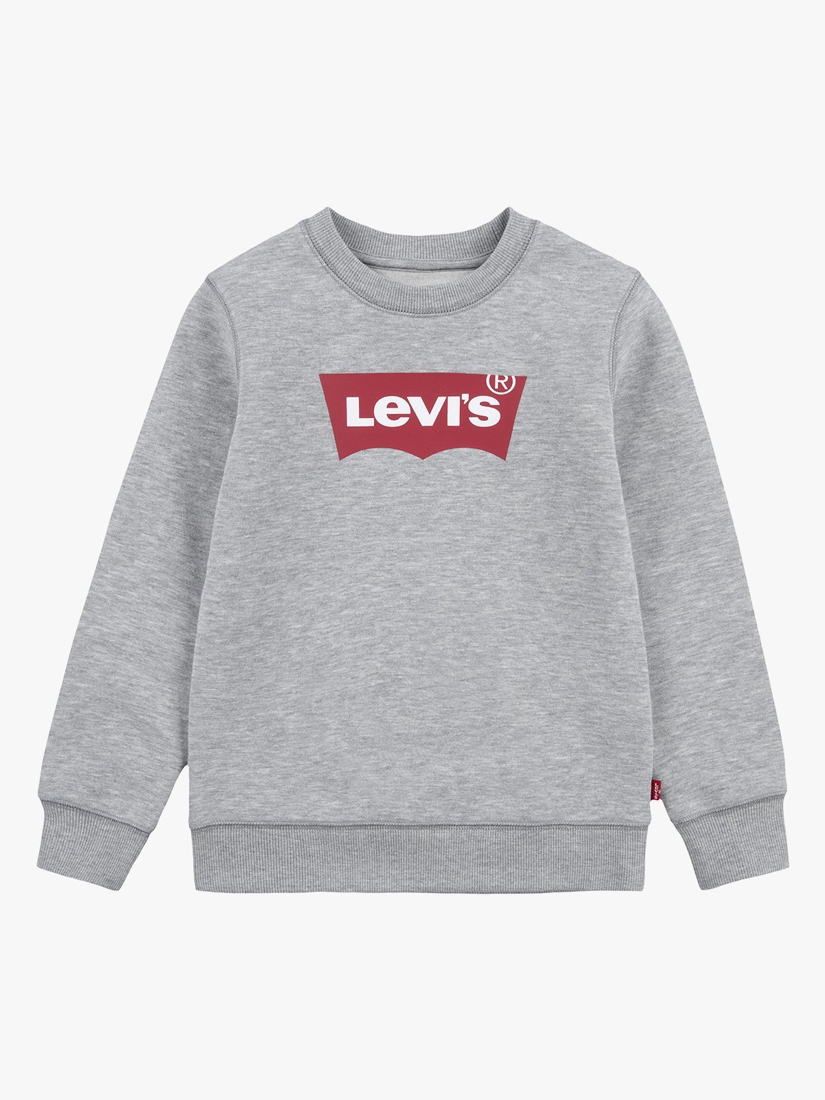 Levi-s Kids Batwing Crewneck Sweatshirt Grey Heather