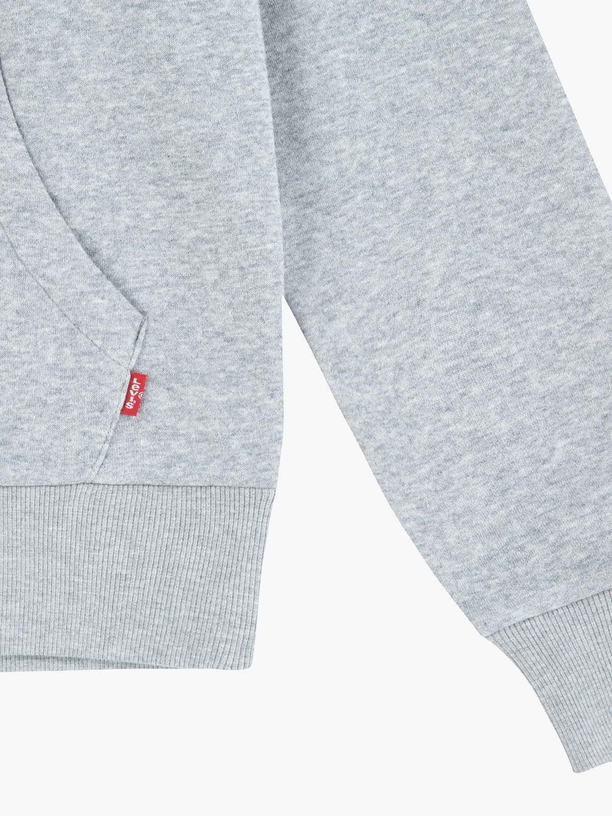 Levi-s Kids Batwing Screenprint Hoodie Grey Melange