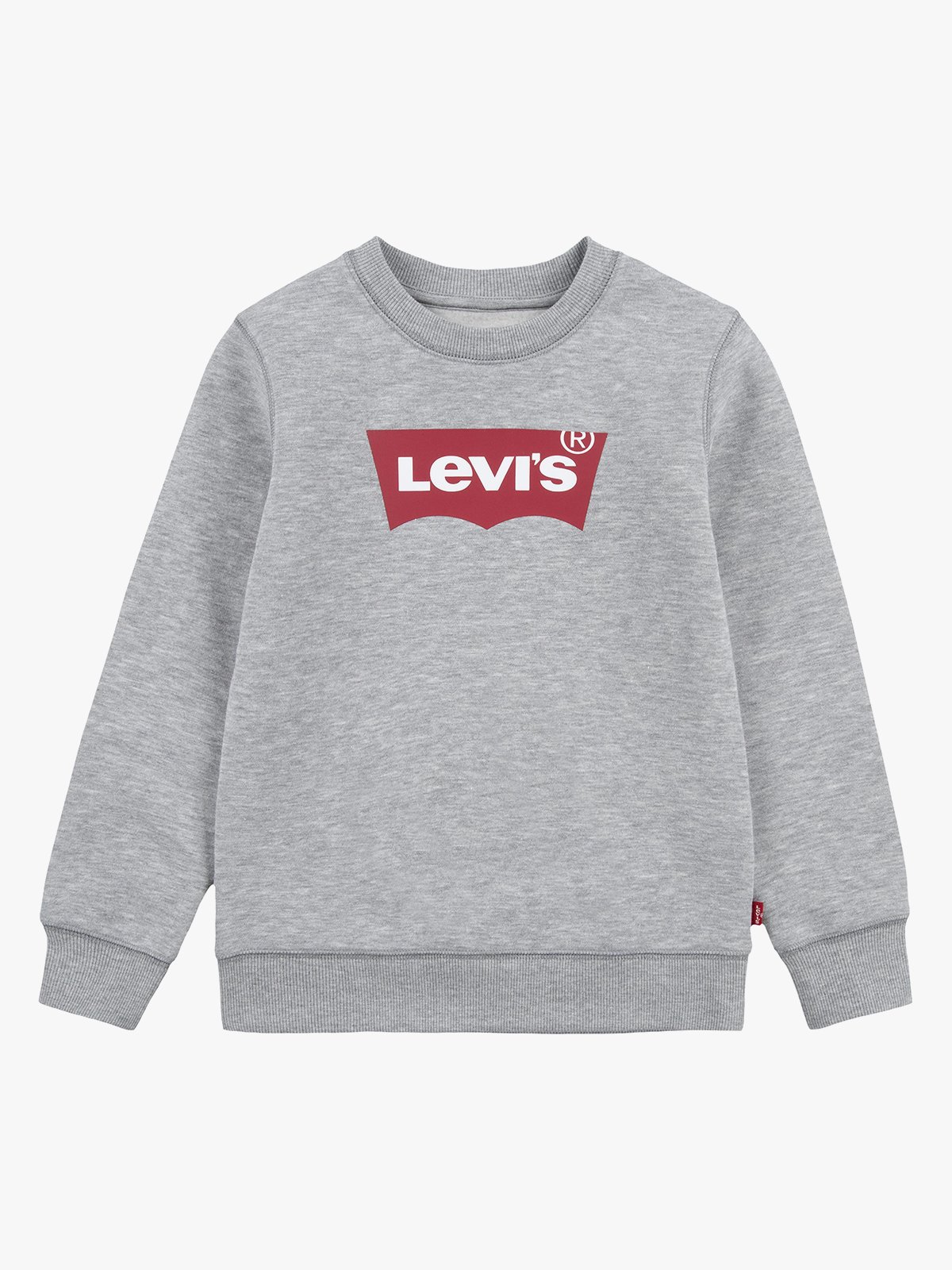 Levi-s Kids Batwing Crewneck Sweatshirt Grey Heather