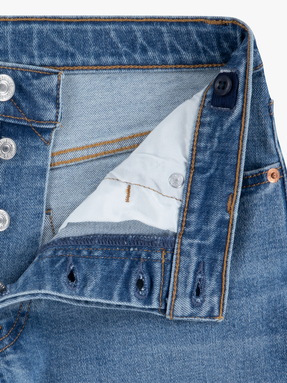 Levi-s Kids 501 Original Jeans Athens Without Destruction