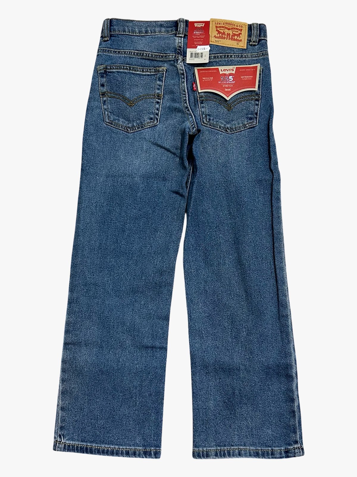 Levi-s Kids 555 Relaxed Straight Jeans Blue
