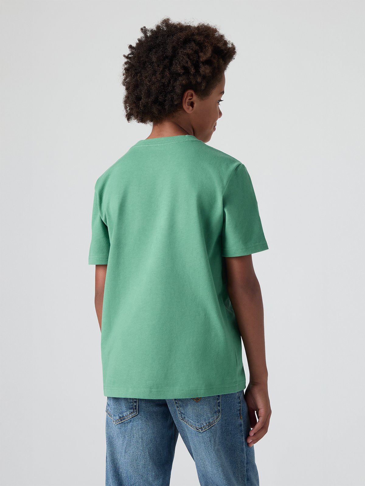 Levi-s Kids Streamline Monogram Tee Deep Grass Green