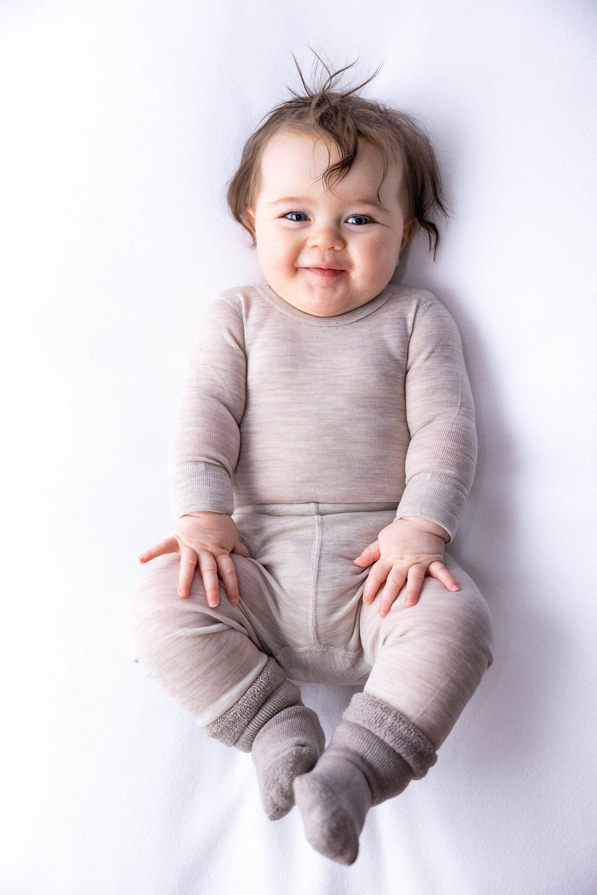 Lillelam Ullongs Lys beige