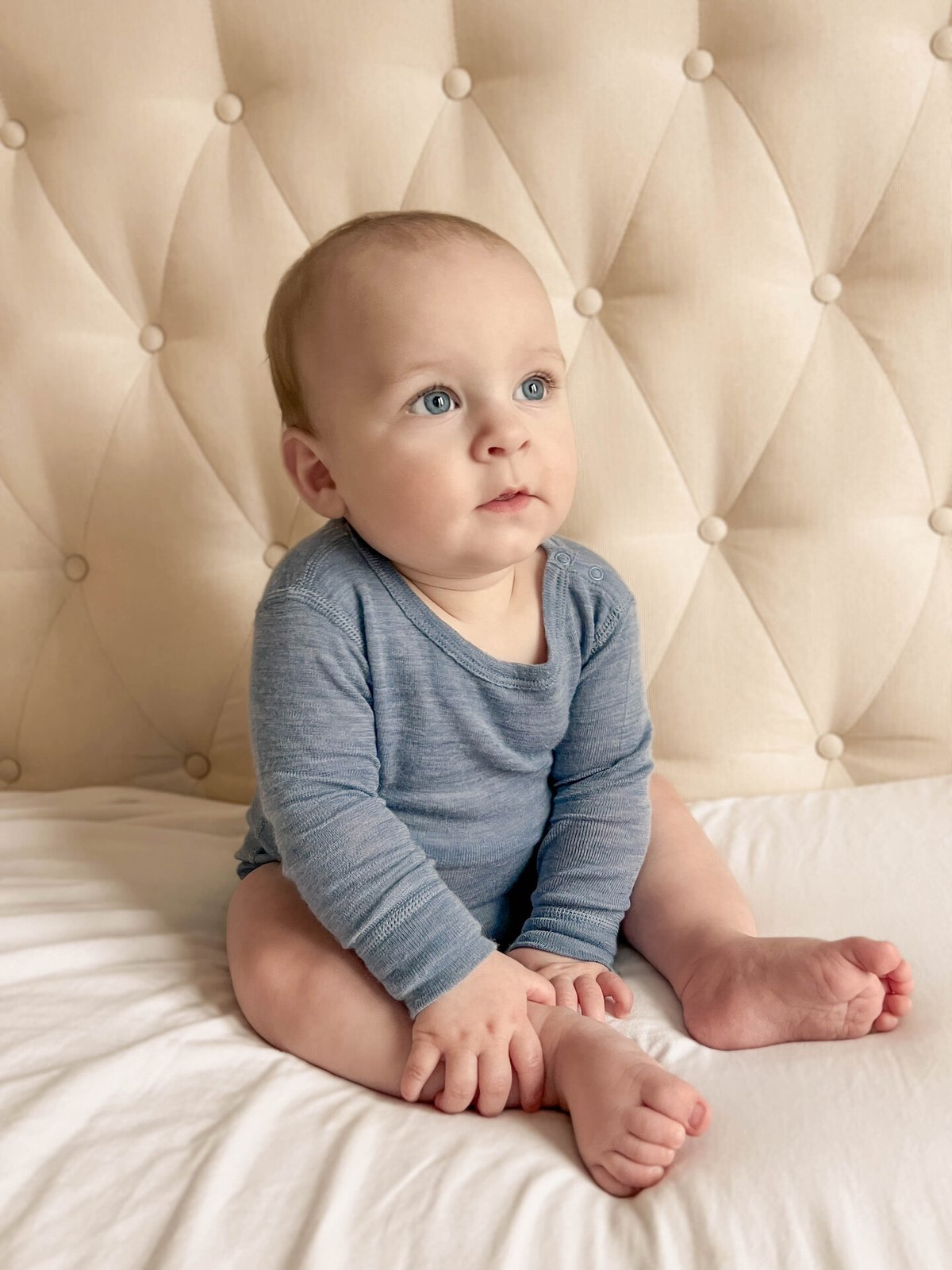 Lillelam Ullbody Mellomblå