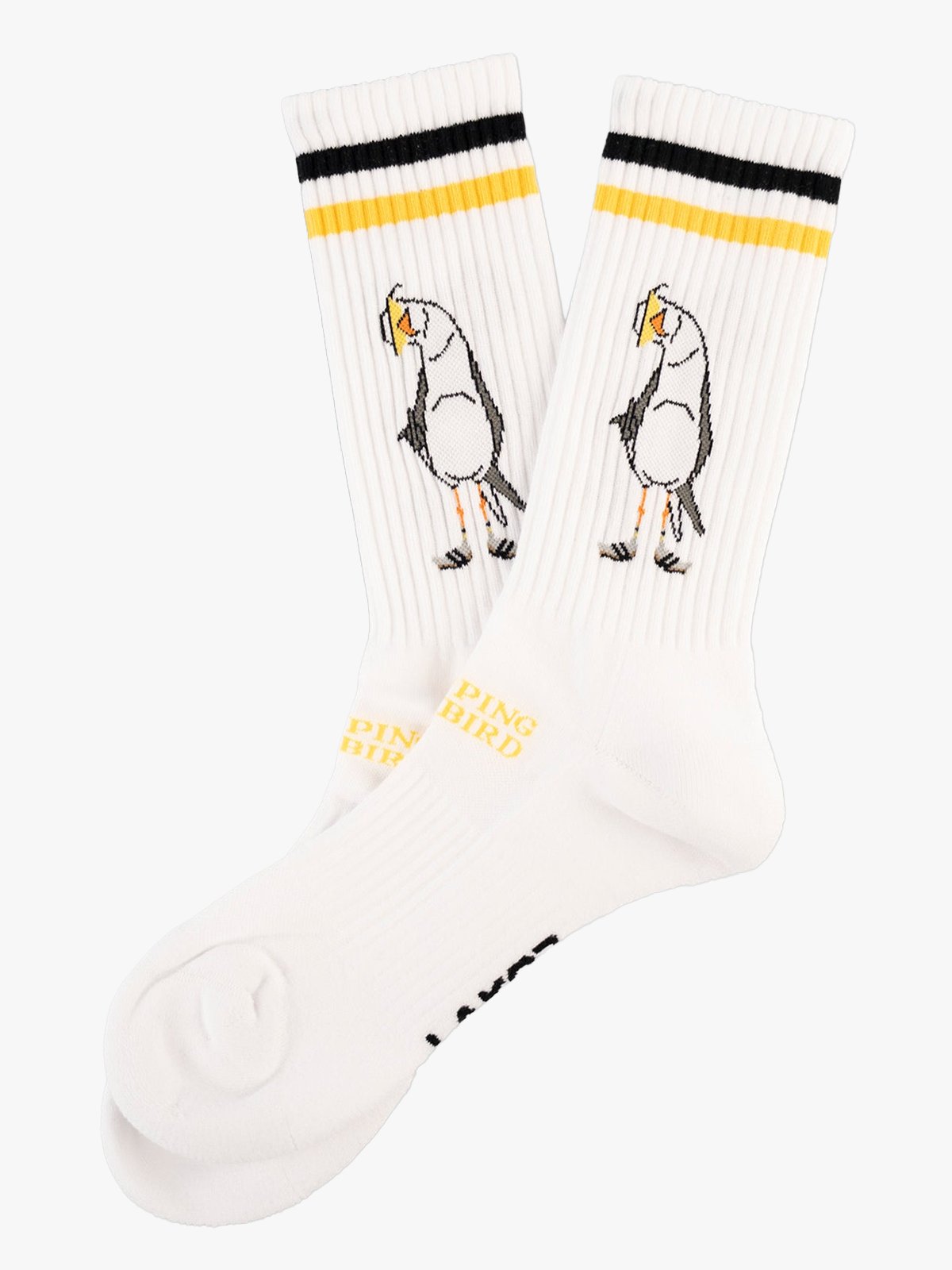 Lakor Flipping The Bird Tennis Socks White