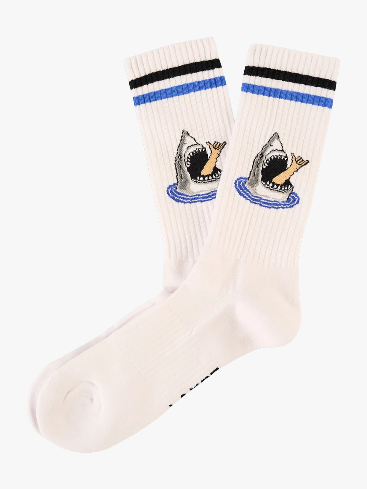 Lakor Shark Shaka Tennis Socks White