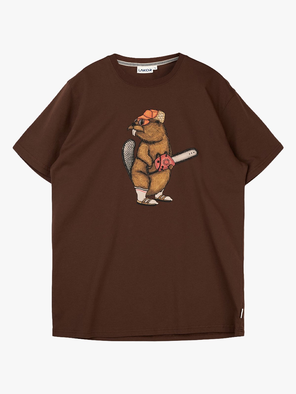 Lakor Lazy Lumber T-shirt Chicory Coffee