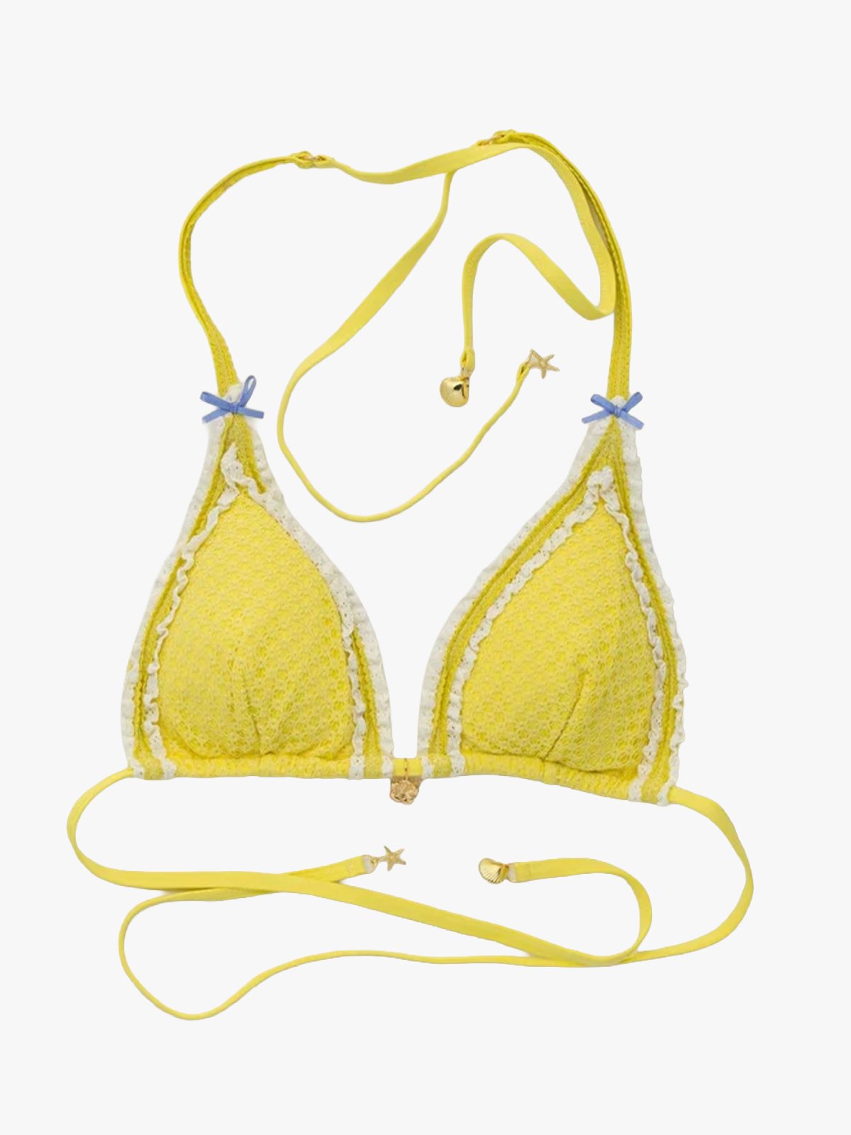 Leonore Swimwear Nalu Bikini Top Nalu Yellow