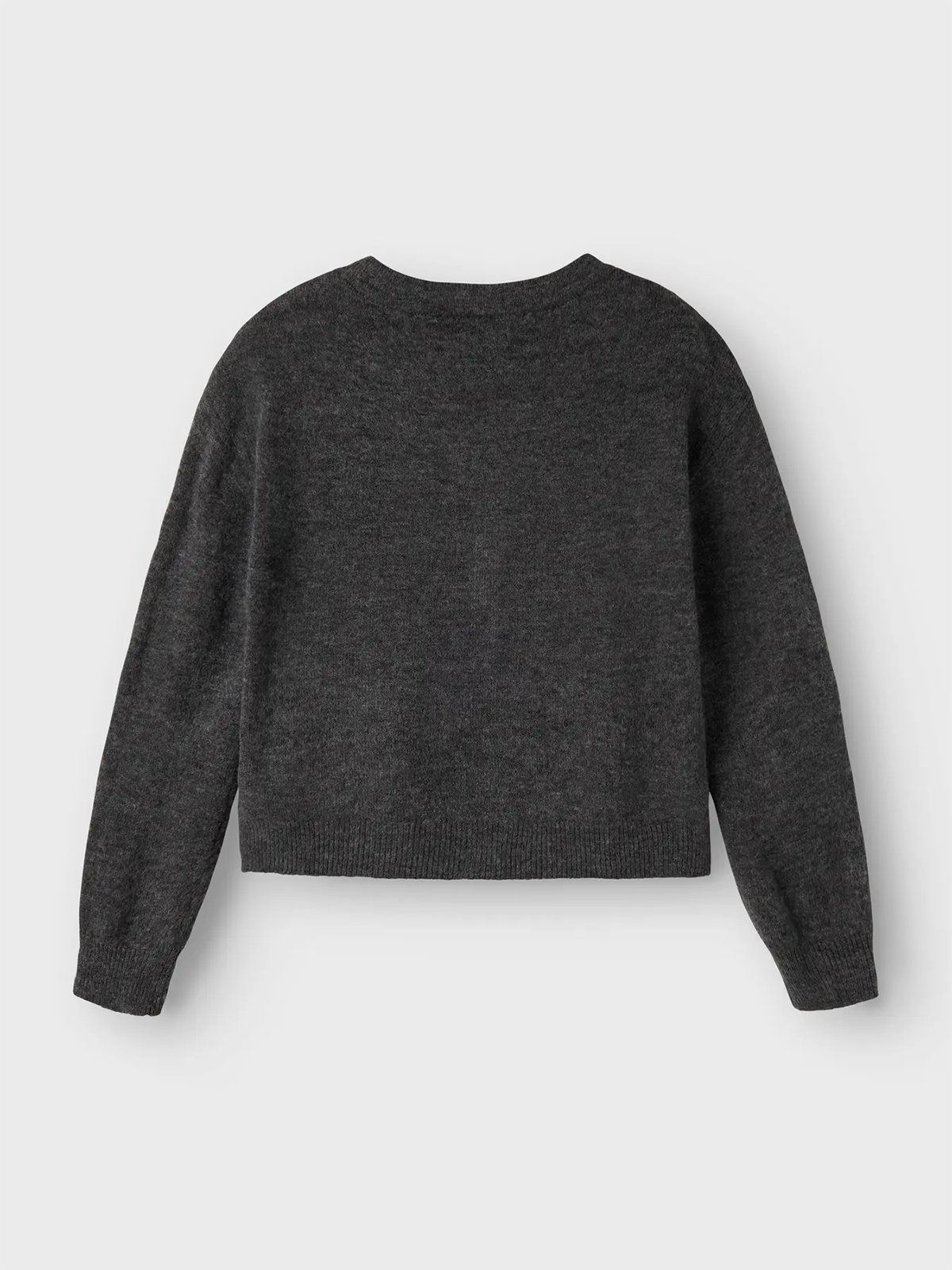 LMTD Lodet Long Sleeve Short Knit Cardigan Raven