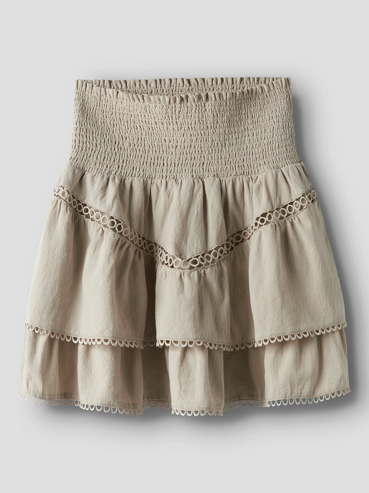 LMTD Hosta Short Skirt Beige