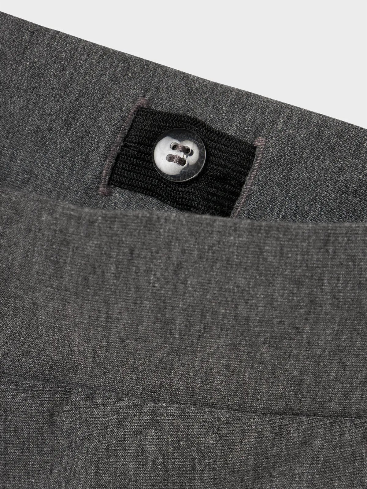 LMTD Lonja Low Waist Bootcut Pant Dark Grey Melange