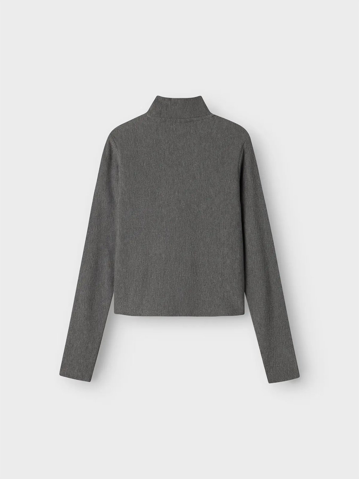 LMTD Lonja Long Sleeve Cardigan Dark Grey Melange