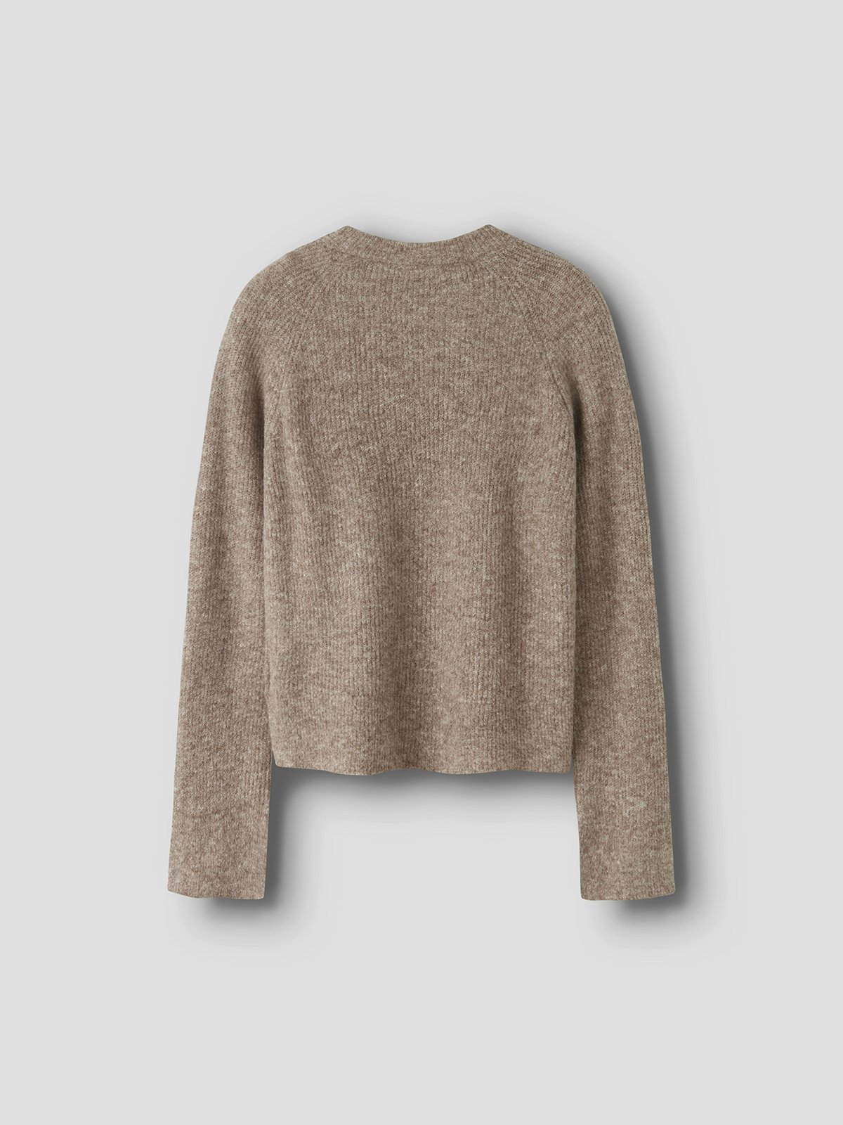 LMTD Kleave Long Sleeve Short Knit Mocha Meringue