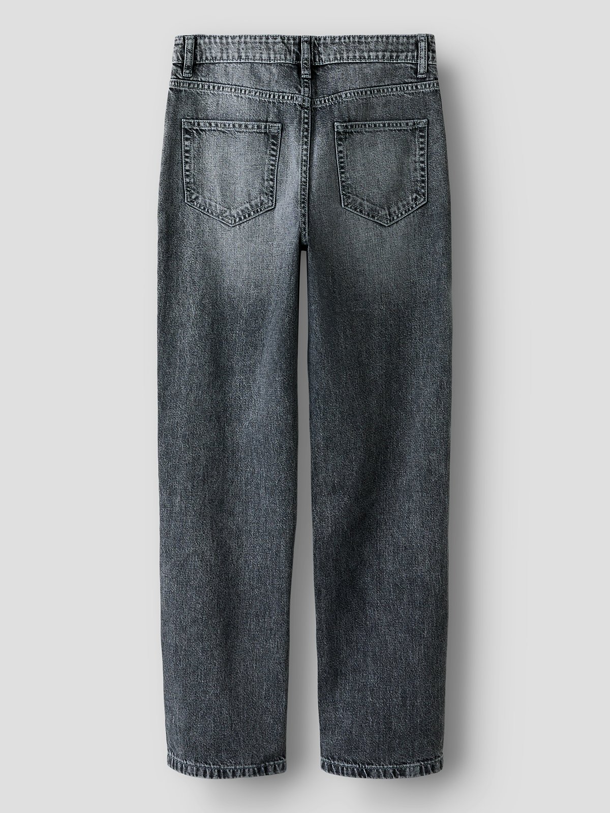 LMTD Bex Denim Straight Pant Grey denim