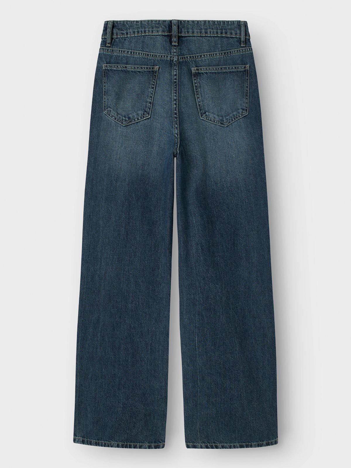 LMTD Bex Denim Straight Pant Medium blue denim